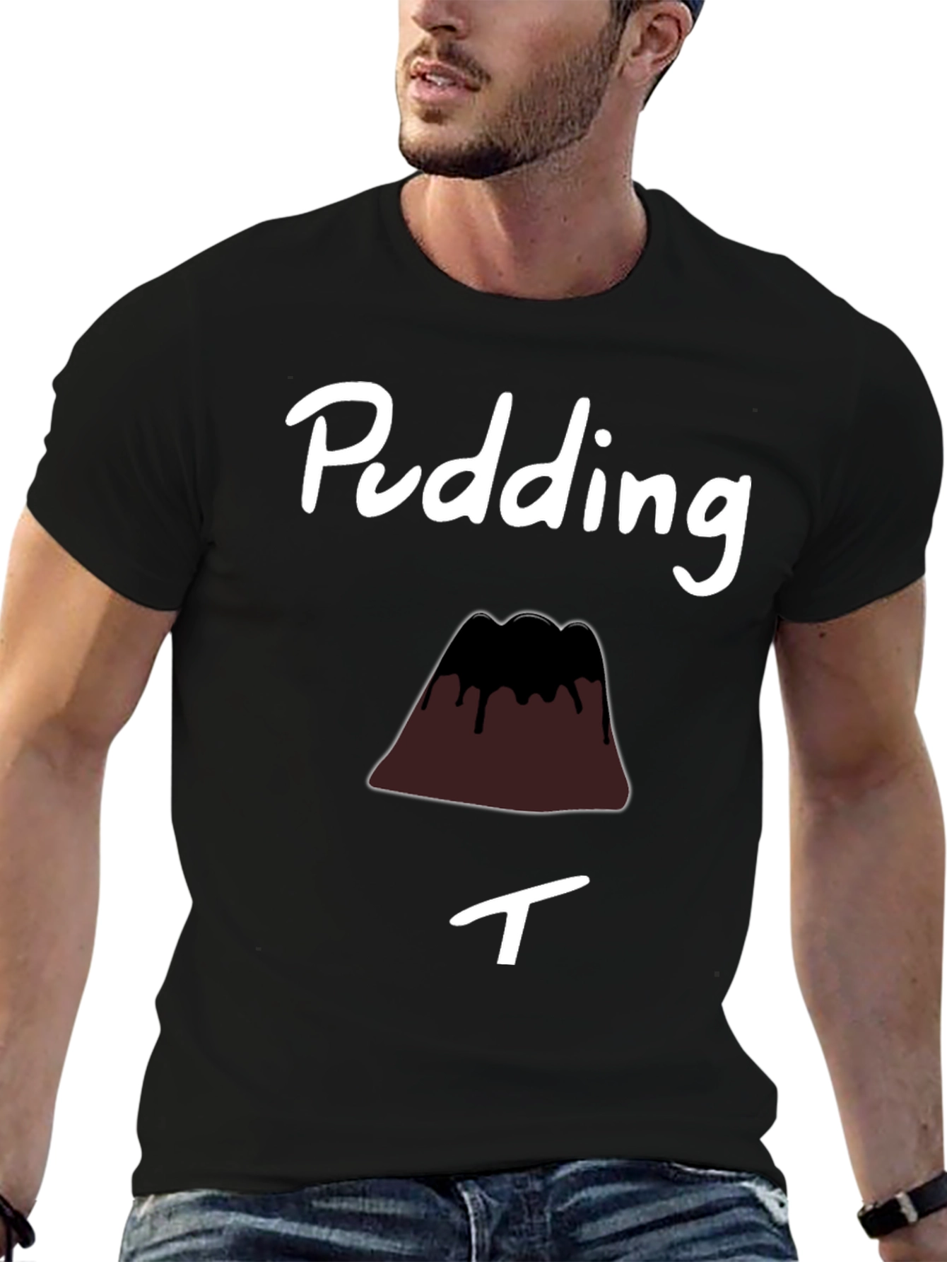 Pudding T-Shirt Funny Dessert Tee