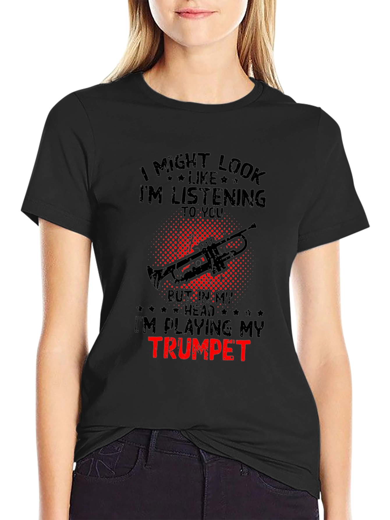 Trumpet Player T-Shirt: Im Playing My Trumpet!