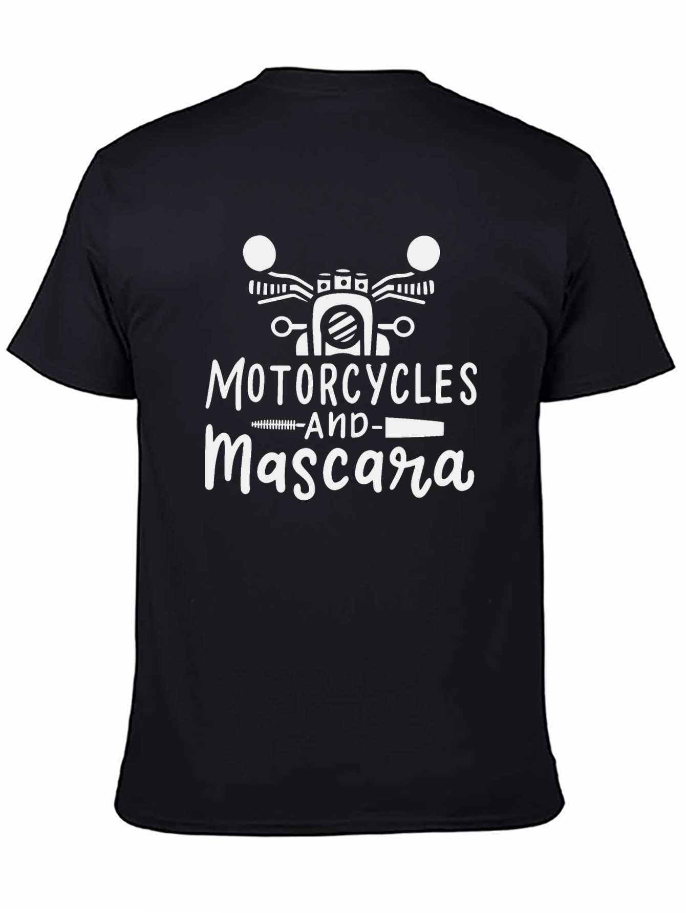 Motorcycles & Mascara Graphic Tee - Black