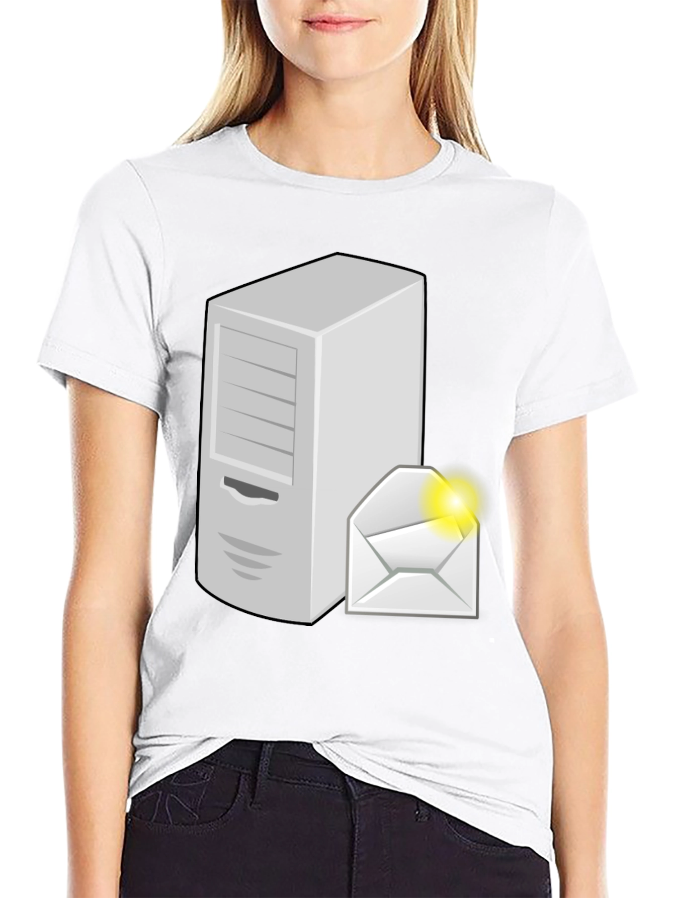 Server & Email Graphic Tee - Geek Chic T-Shirt