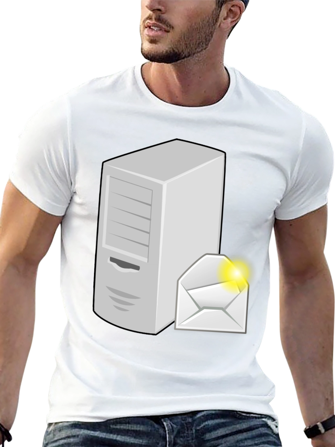 Server & Email Graphic Tee - Geek Chic T-Shirt