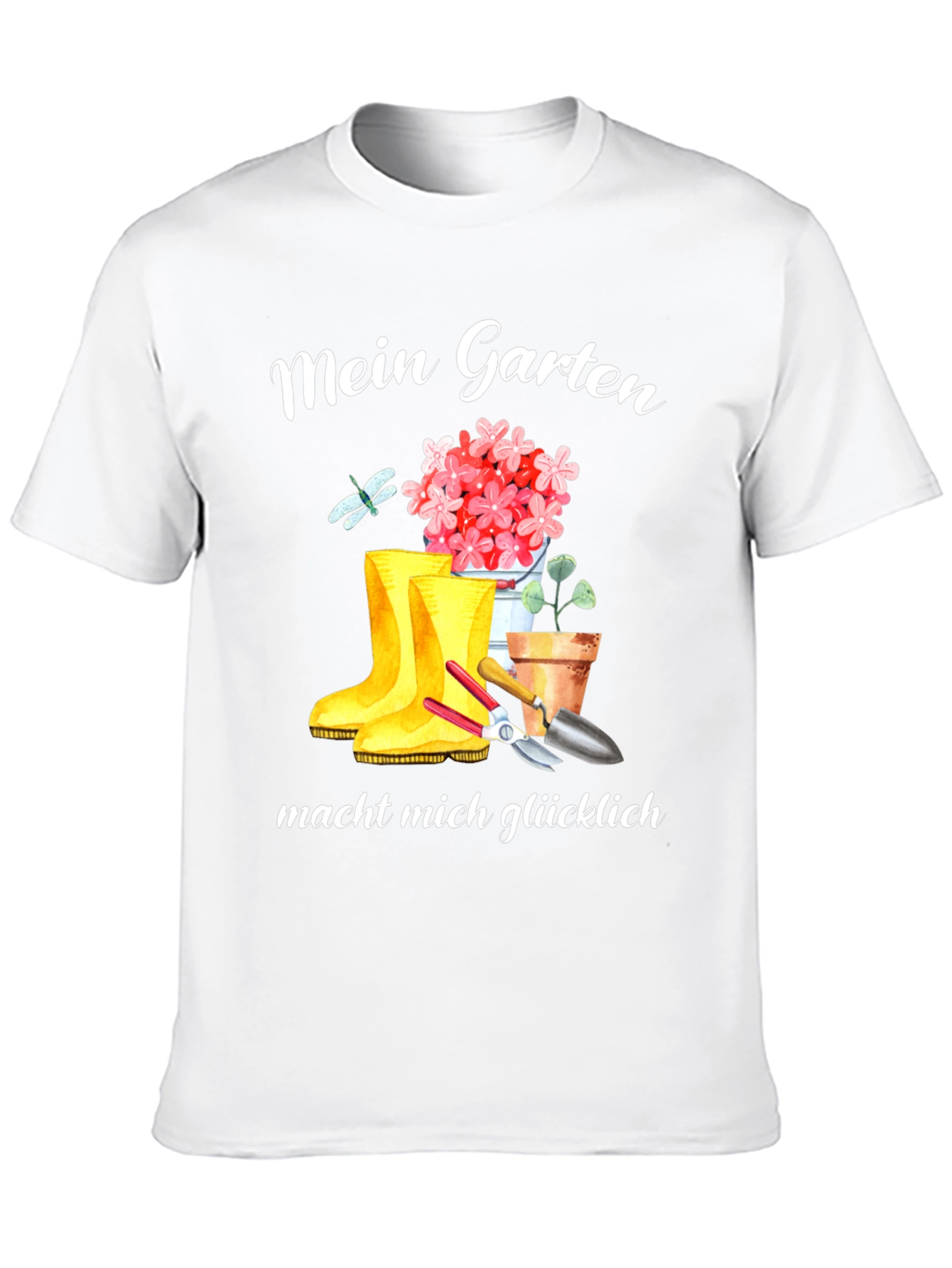 Mein Garten Makes Me Happy T-Shirt