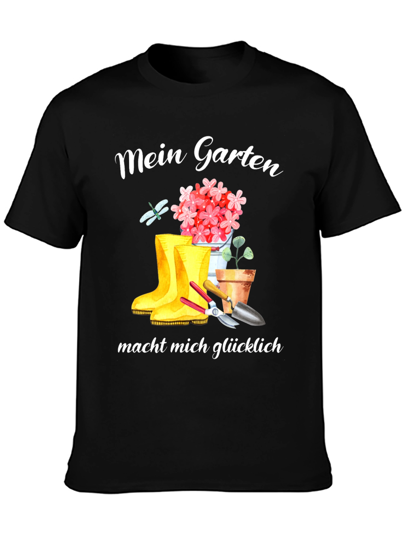 Mein Garten Makes Me Happy T-Shirt