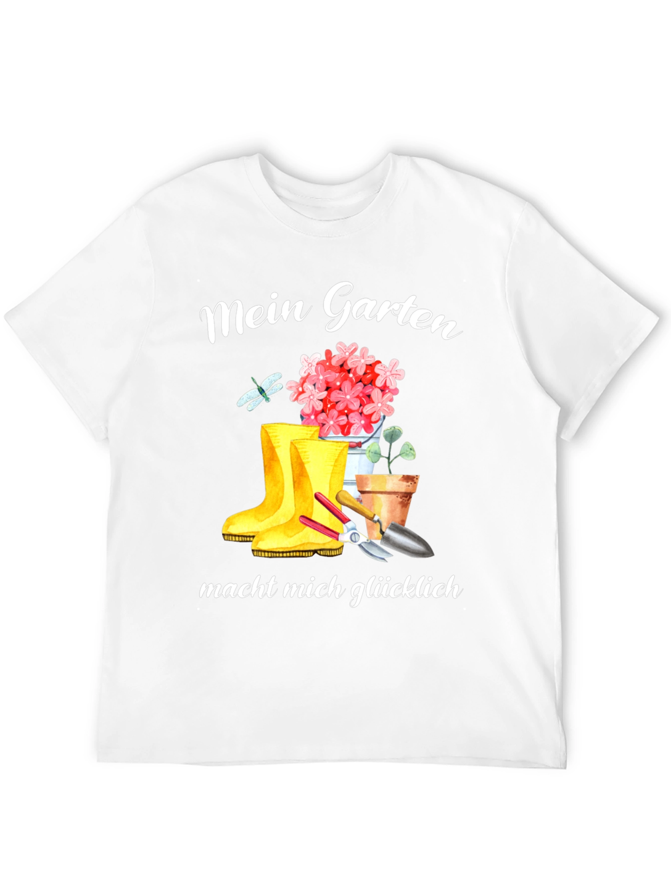 Mein Garten Makes Me Happy T-Shirt