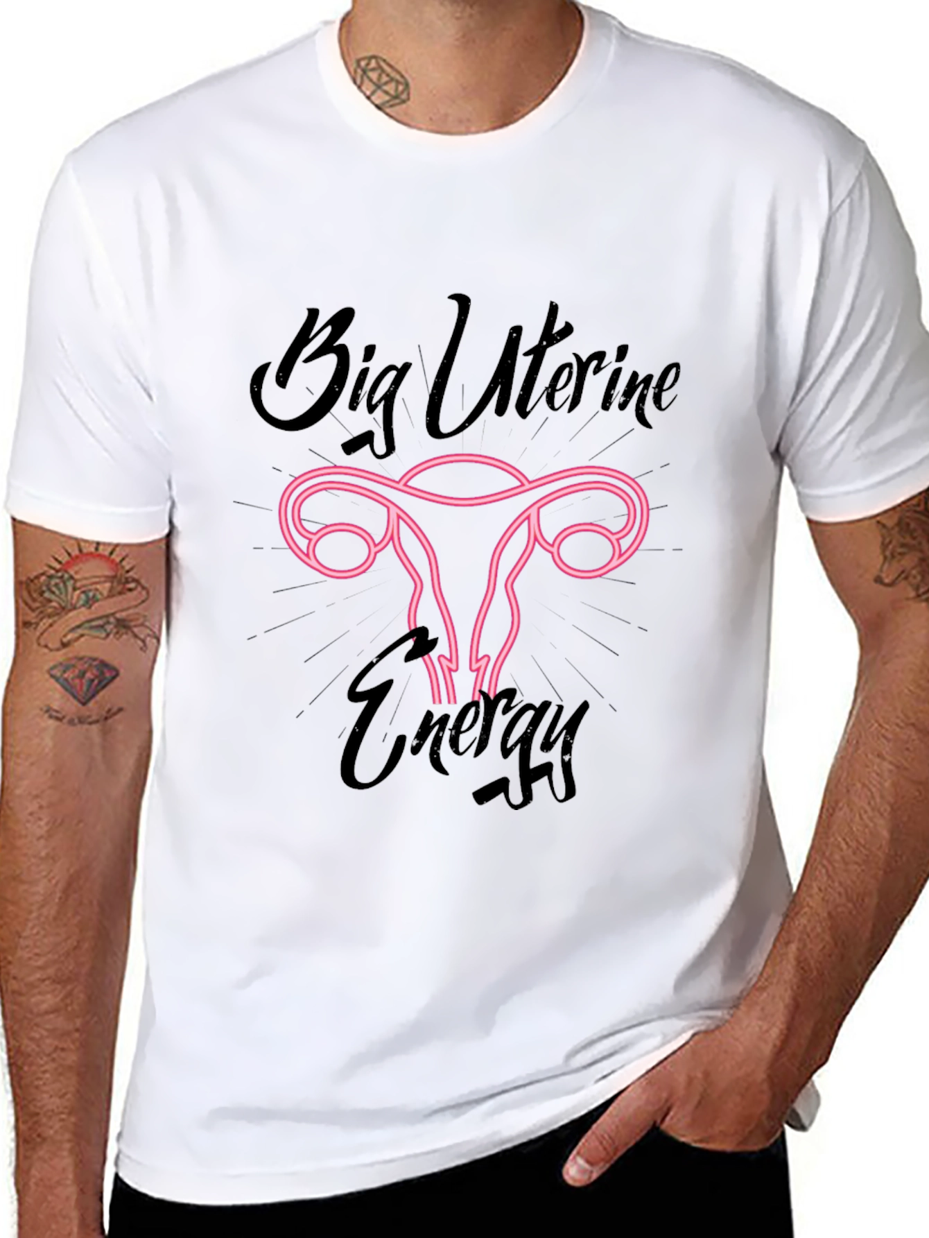 Big Uterine Energy Graphic Tee