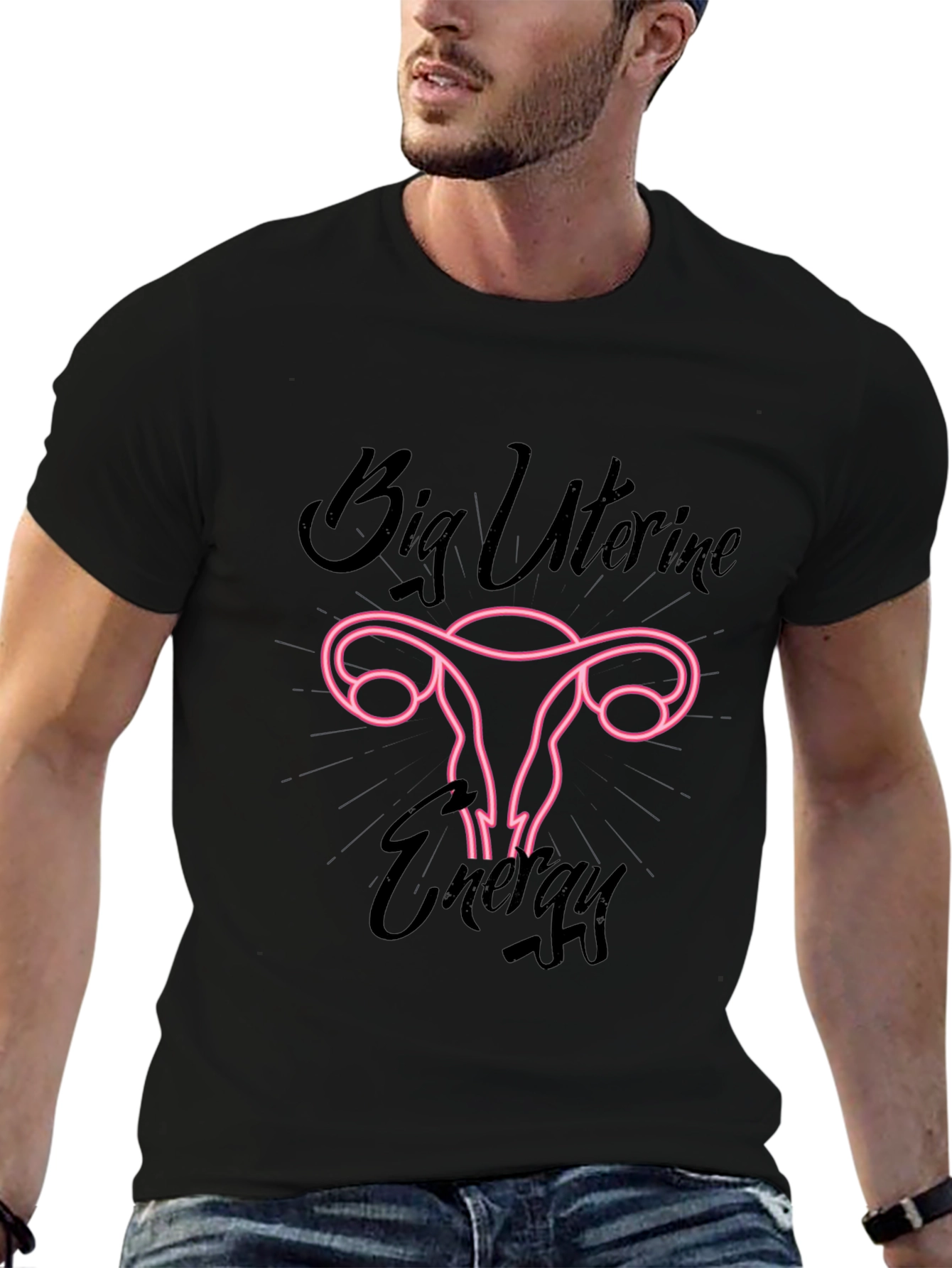 Big Uterine Energy Graphic Tee