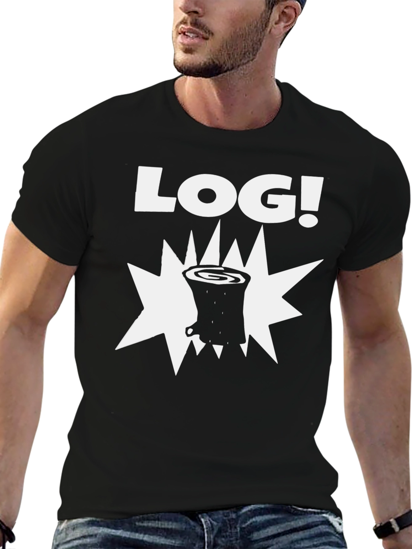 Log T-Shirt - Funny Lumberjack Graphic Tee