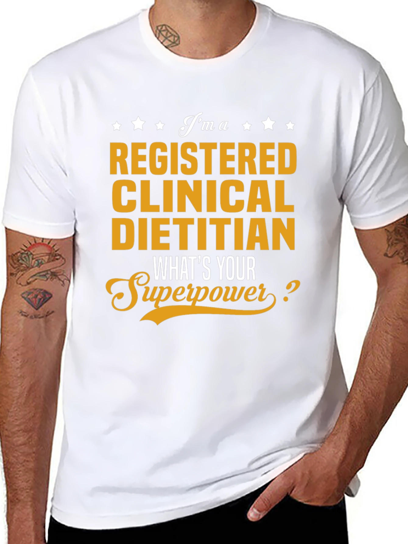 Registered Clinical Dietitian Superpower T-Shirt
