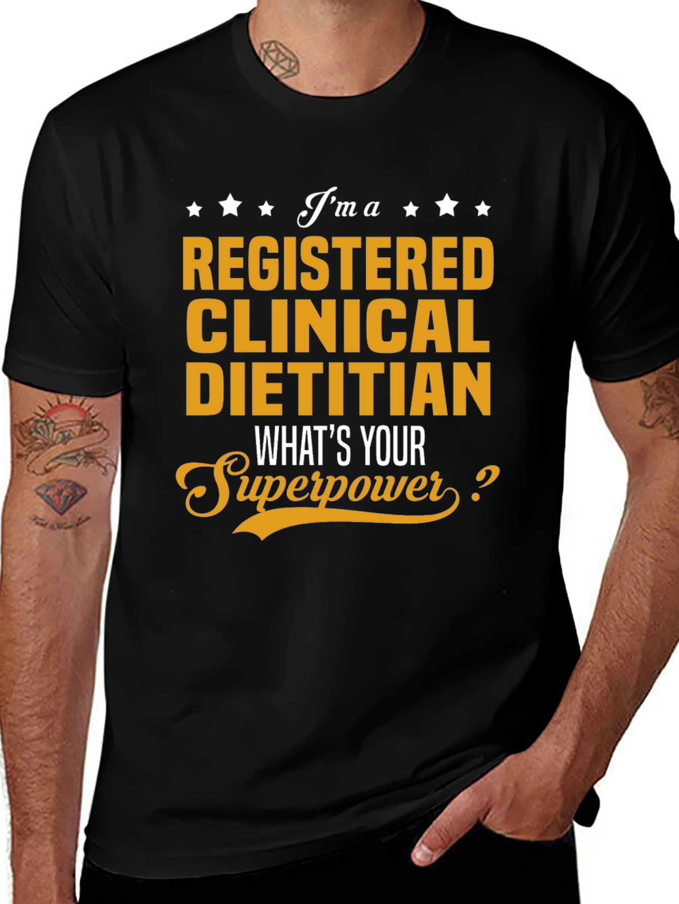 Registered Clinical Dietitian Superpower T-Shirt