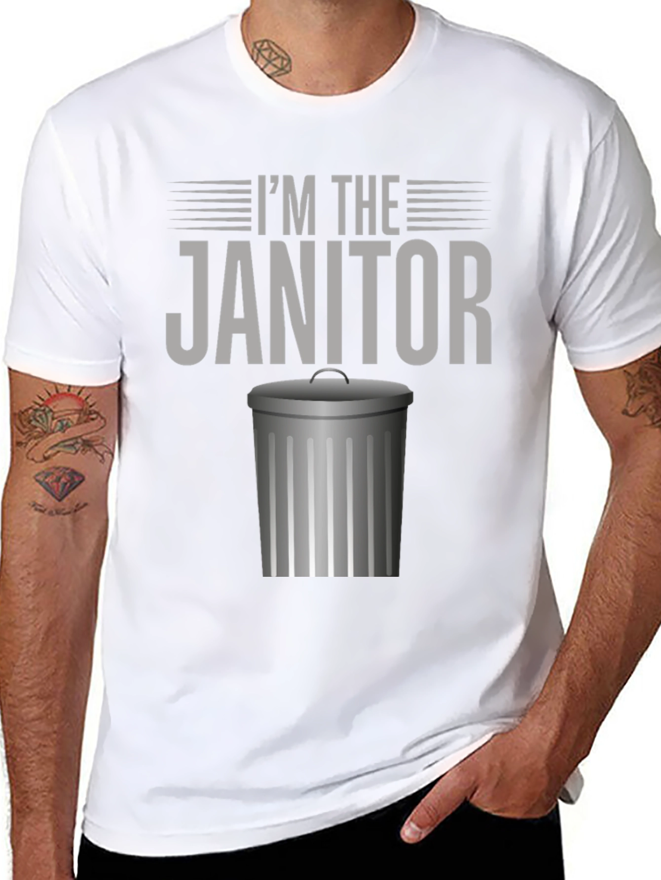 Im The Janitor Funny Graphic T-Shirt