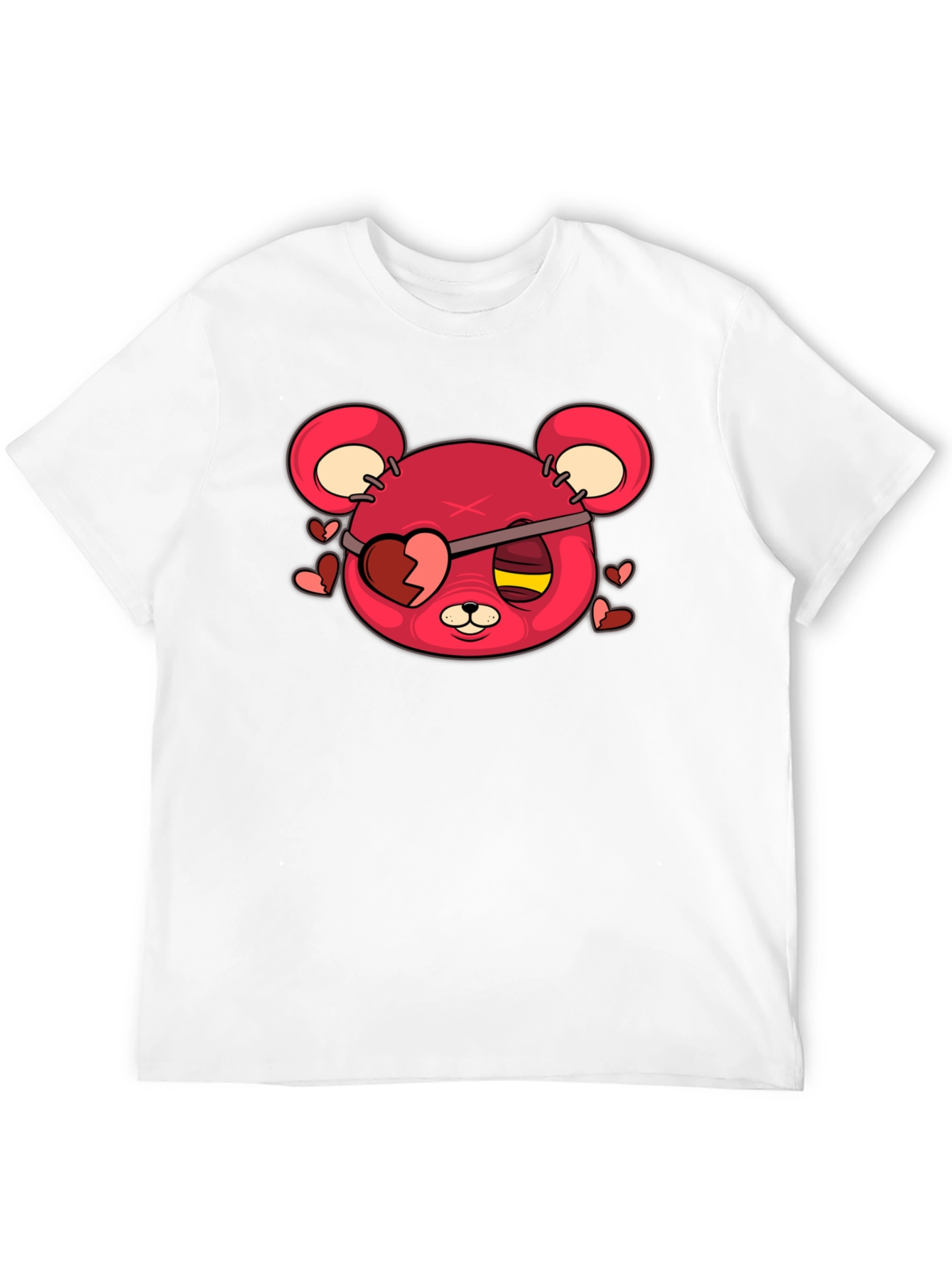 Broken Heart Teddy Bear Graphic Tee