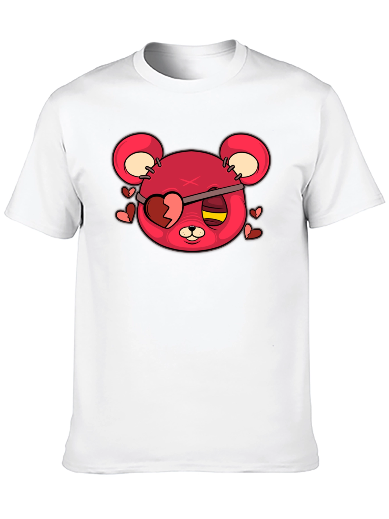 Broken Heart Teddy Bear Graphic Tee