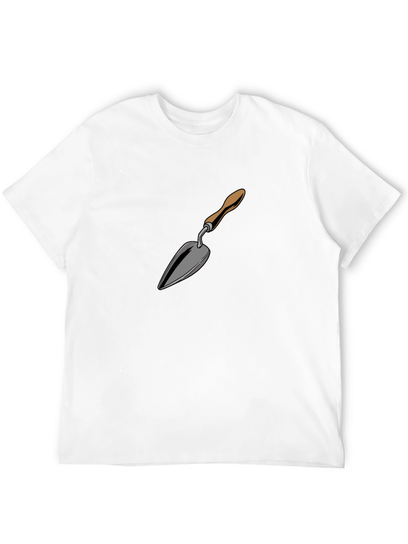 Gardening Trowel Graphic Tee - Black Cotton Blend