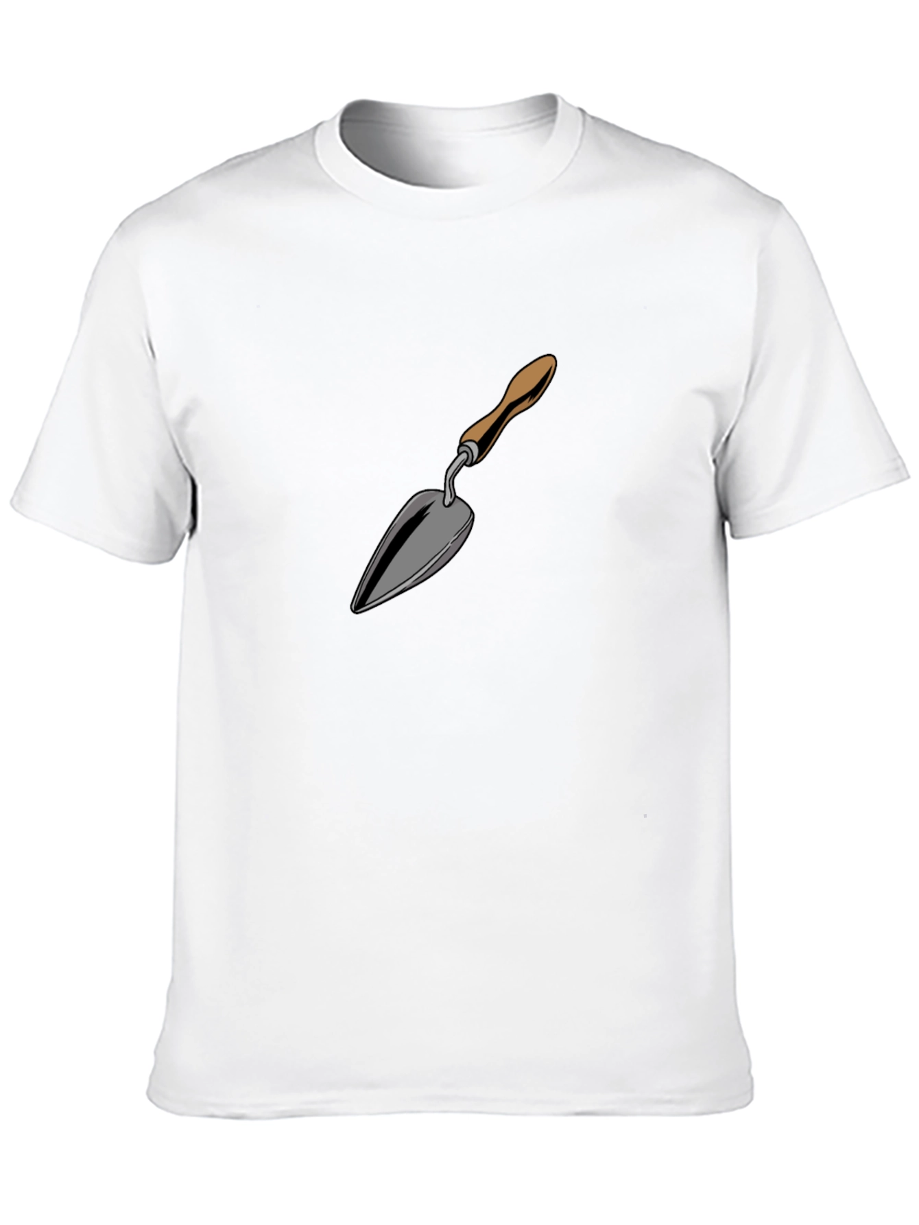Gardening Trowel Graphic Tee - Black Cotton Blend