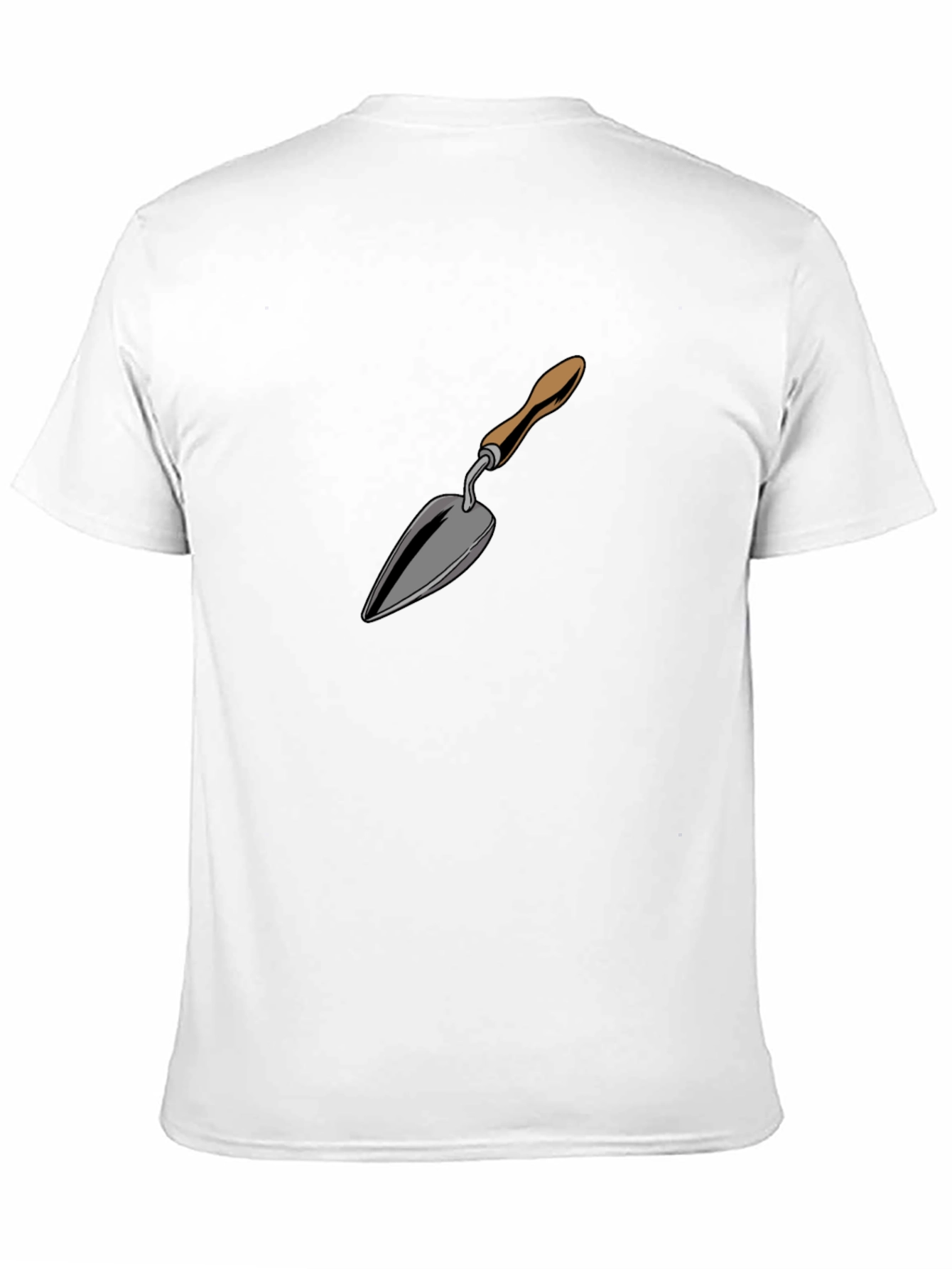 Gardening Trowel Graphic Tee - Black Cotton Blend