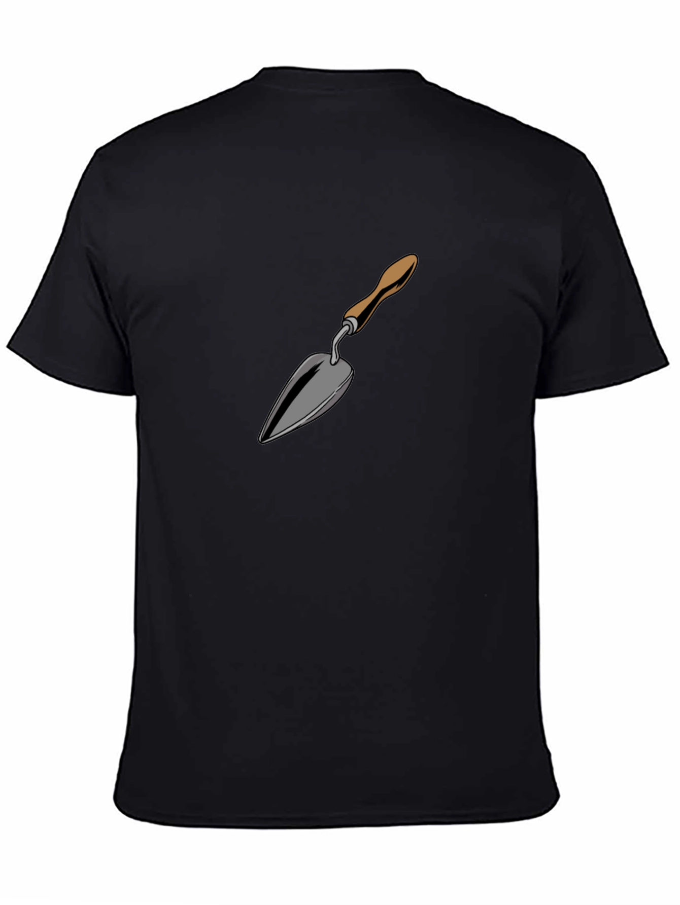 Gardening Trowel Graphic Tee - Black Cotton Blend