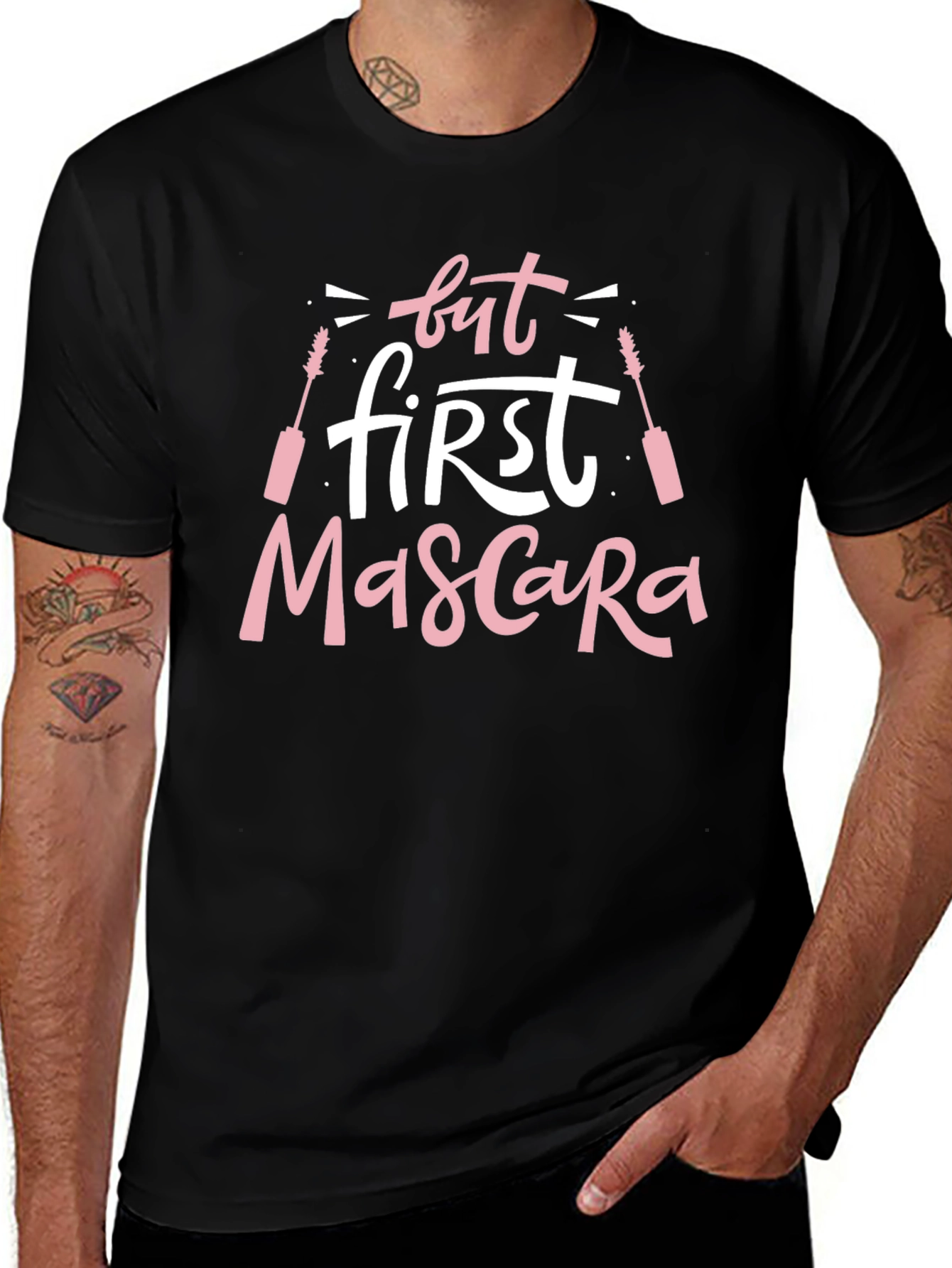 But First Mascara Graphic T-Shirt