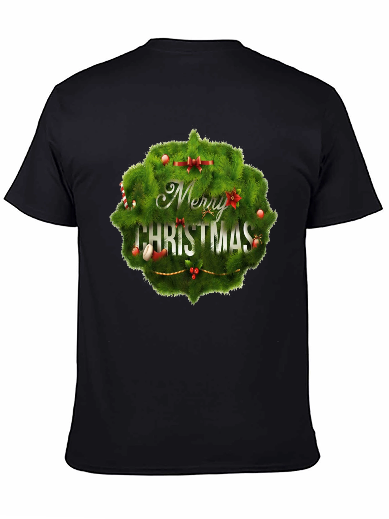 Merry Christmas Wreath T-Shirt
