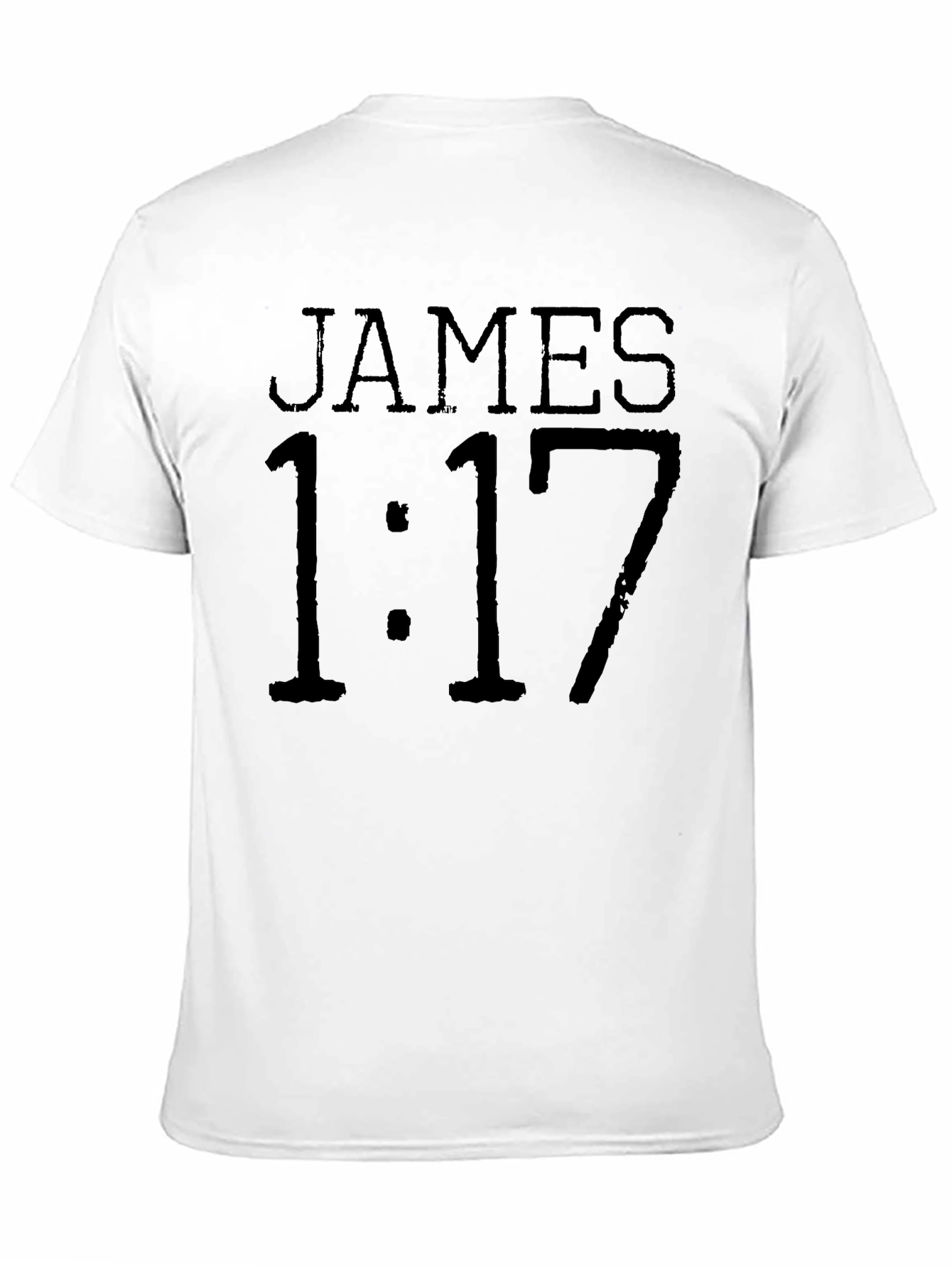 James 1:17 Graphic Tee - Mens Black T-Shirt