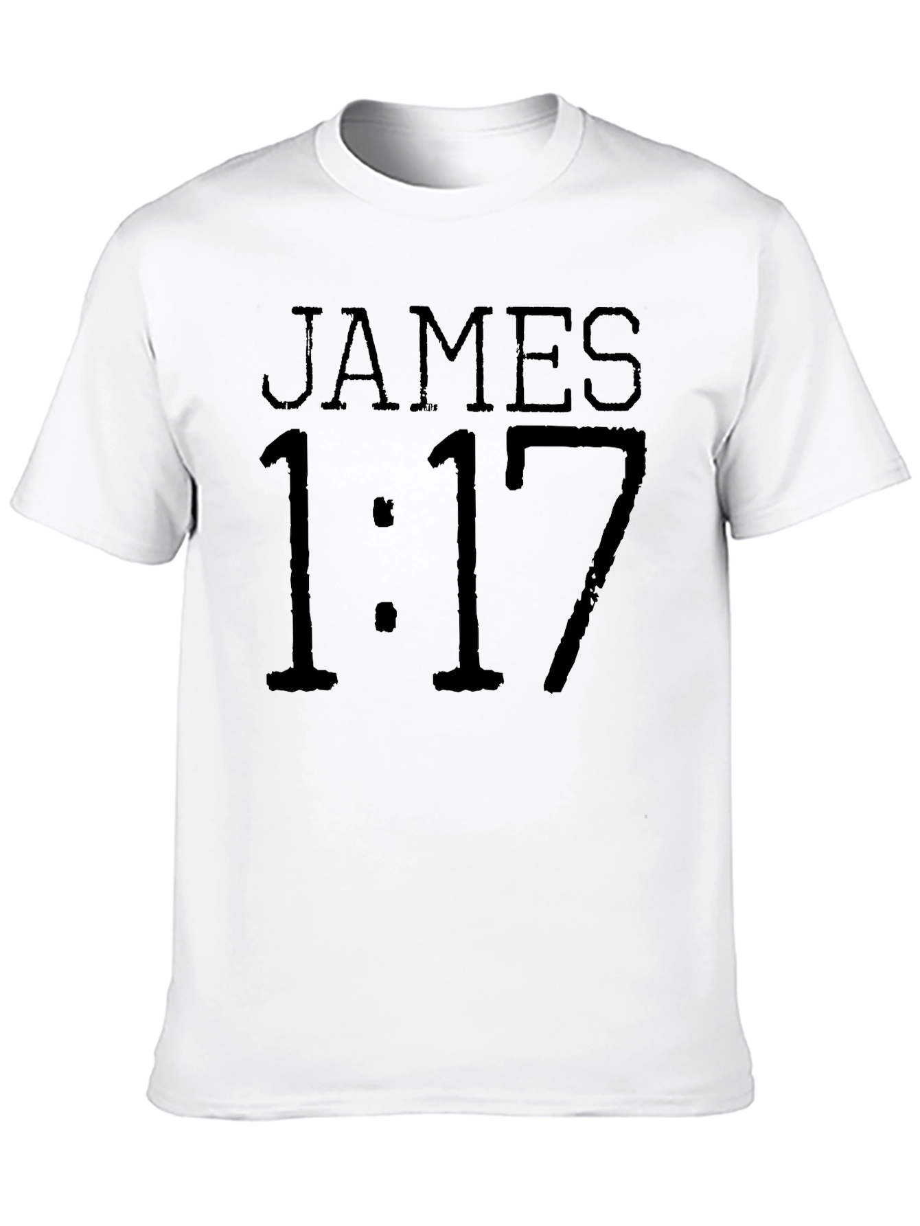 James 1:17 Graphic Tee - Mens Black T-Shirt
