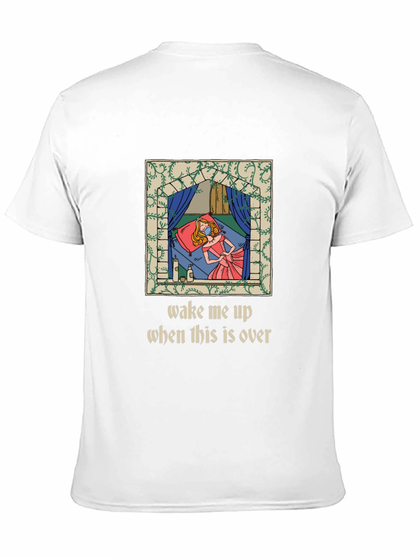 Wake Me Up Sleeping Princess Graphic Tee