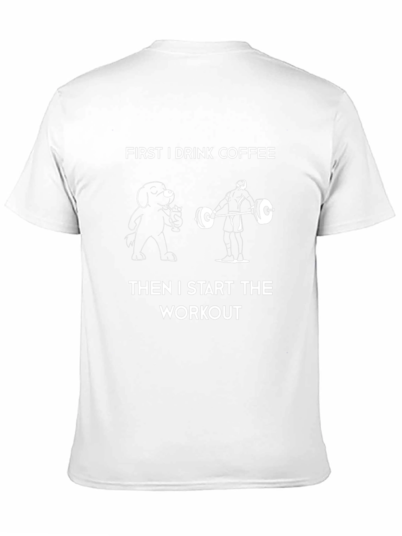 Coffee and Workout Graphic T-Shirt