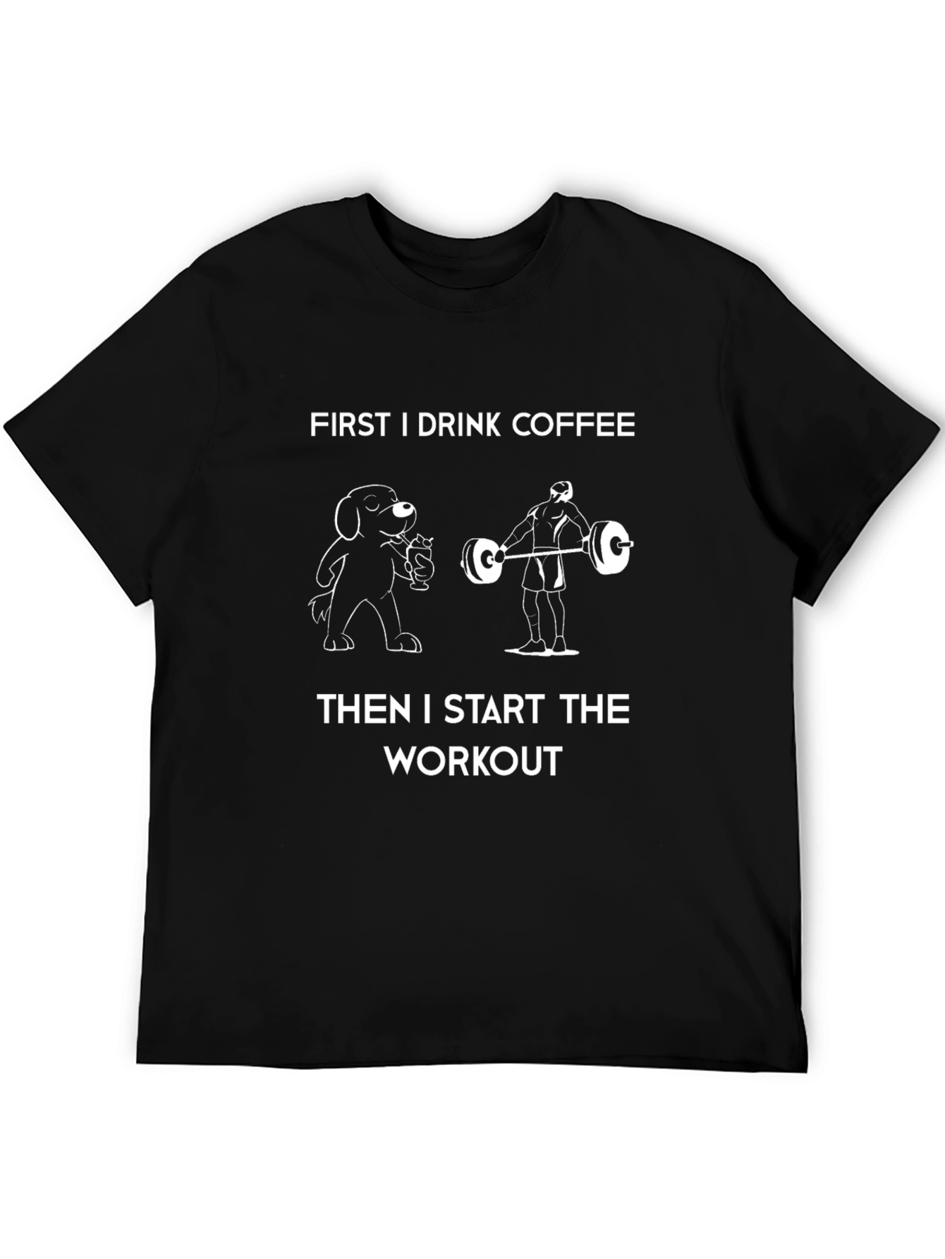 Coffee and Workout Graphic T-Shirt