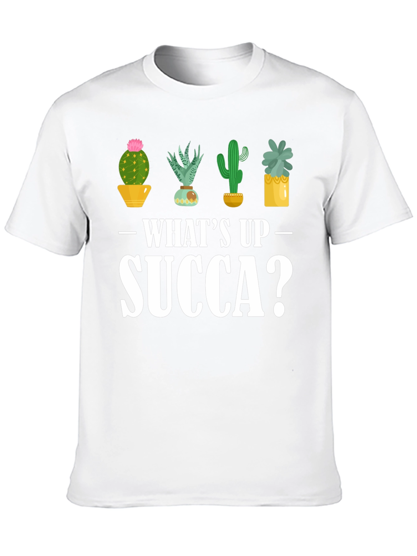 Whats Up Succa? Cactus Graphic Tee