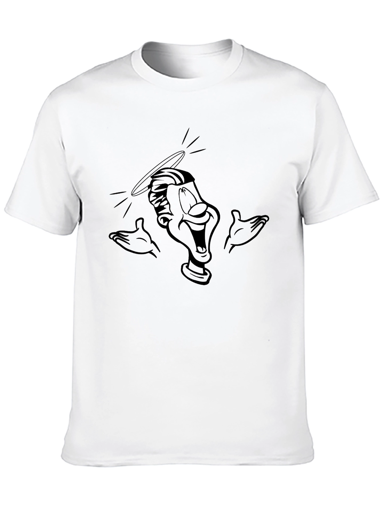 Haloed Head Graphic Black T-Shirt