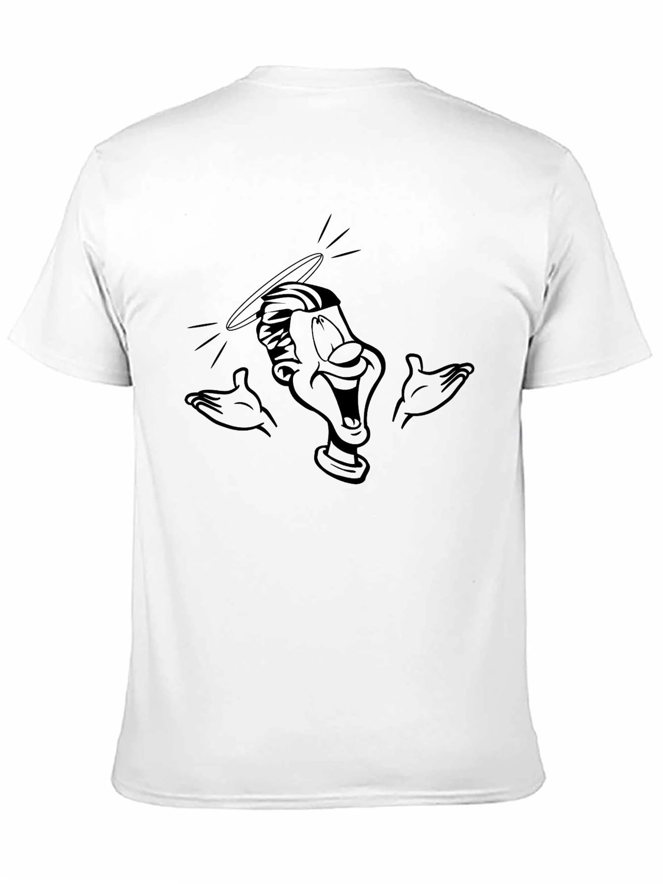 Haloed Head Graphic Black T-Shirt
