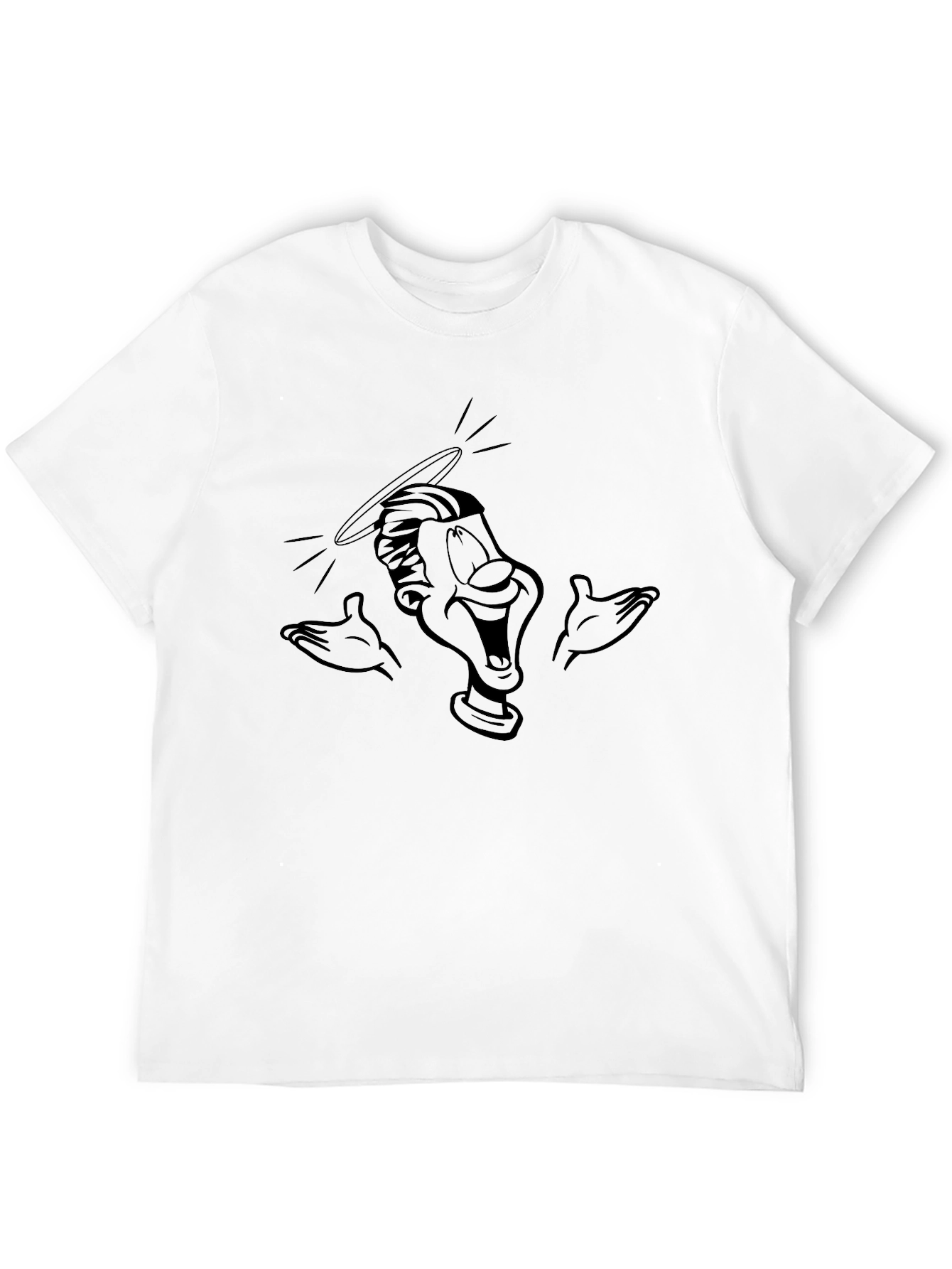 Haloed Head Graphic Black T-Shirt