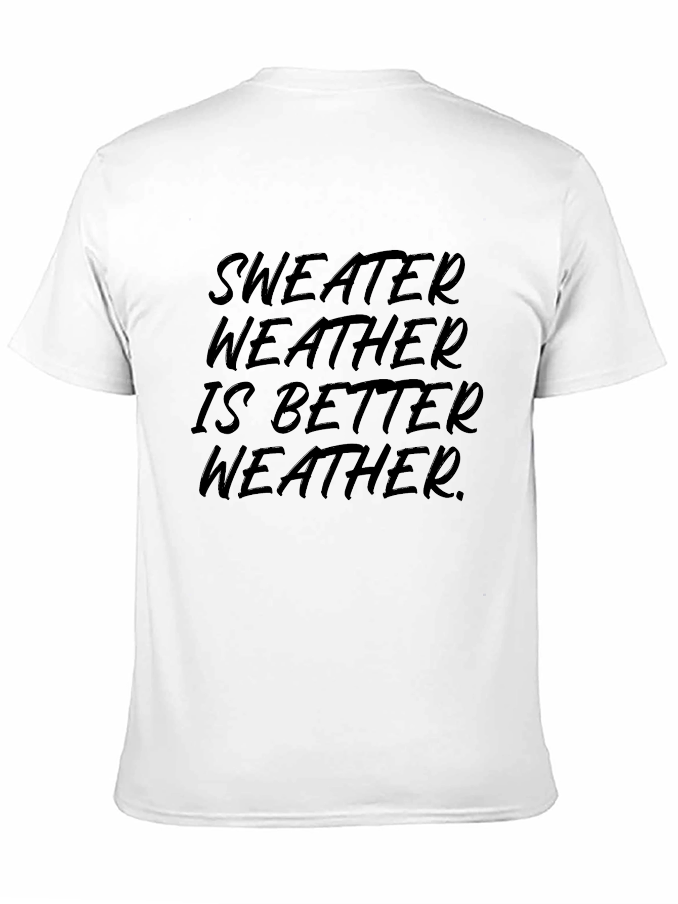 Sweater Weather Graphic Tee - Mens Black T-Shirt