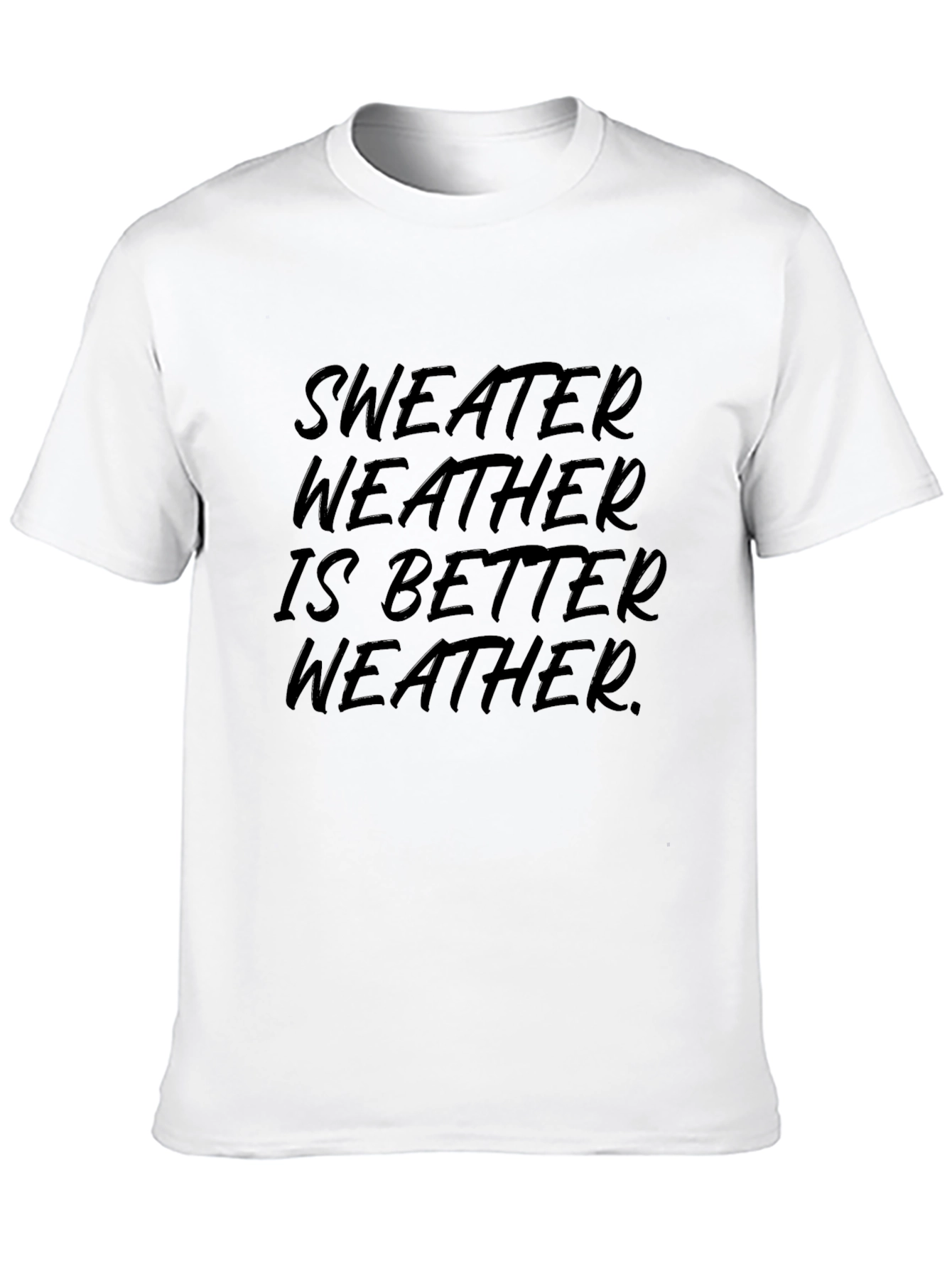 Sweater Weather Graphic Tee - Mens Black T-Shirt