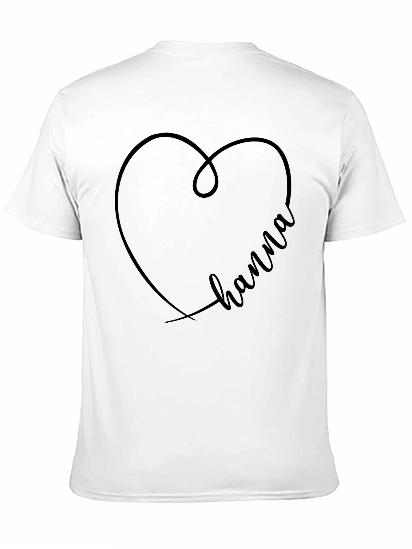 Heart Hanna Graphic Tee - Black