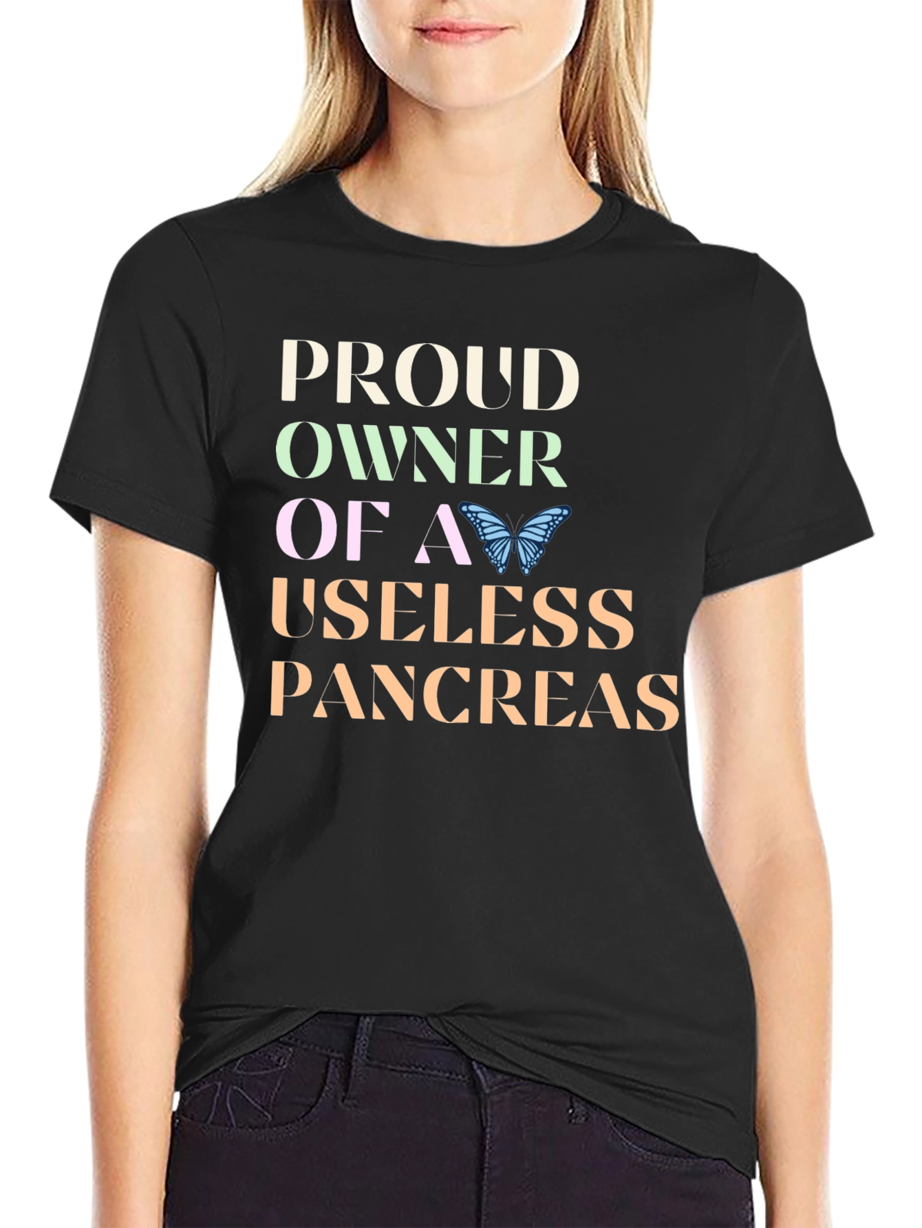 Proud Owner Useless Pancreas Awareness T-Shirt