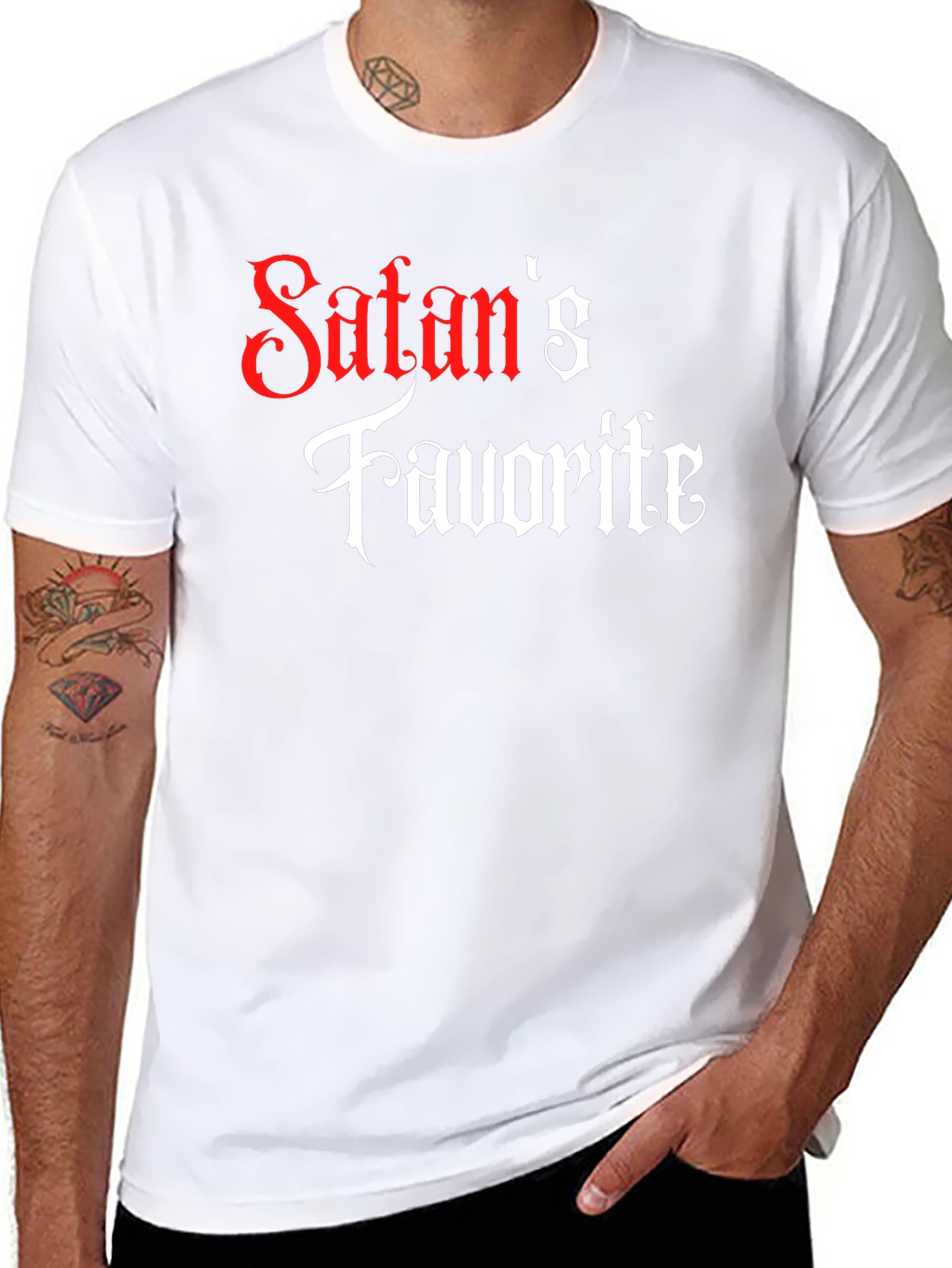 Satans Favorite Graphic T-Shirt - Black