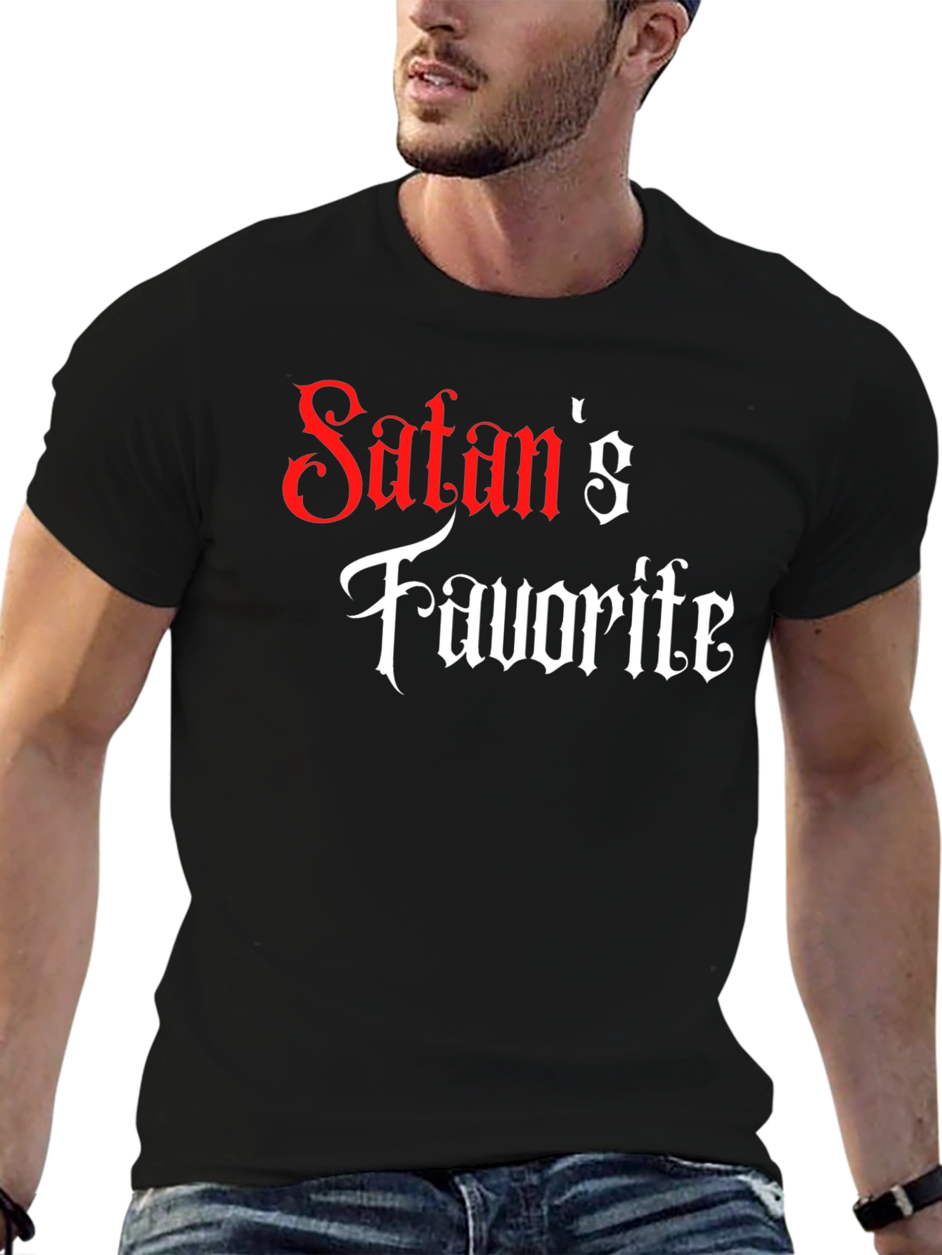 Satans Favorite Graphic T-Shirt - Black