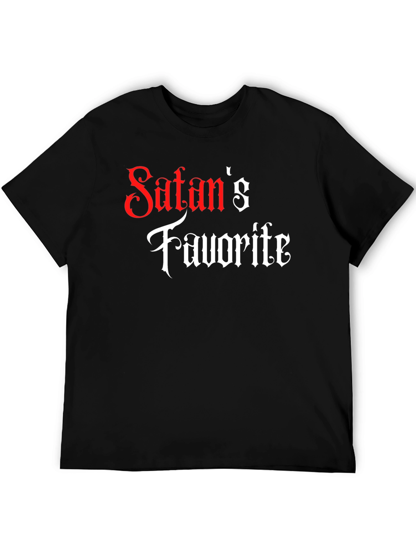 Satans Favorite Graphic T-Shirt - Black