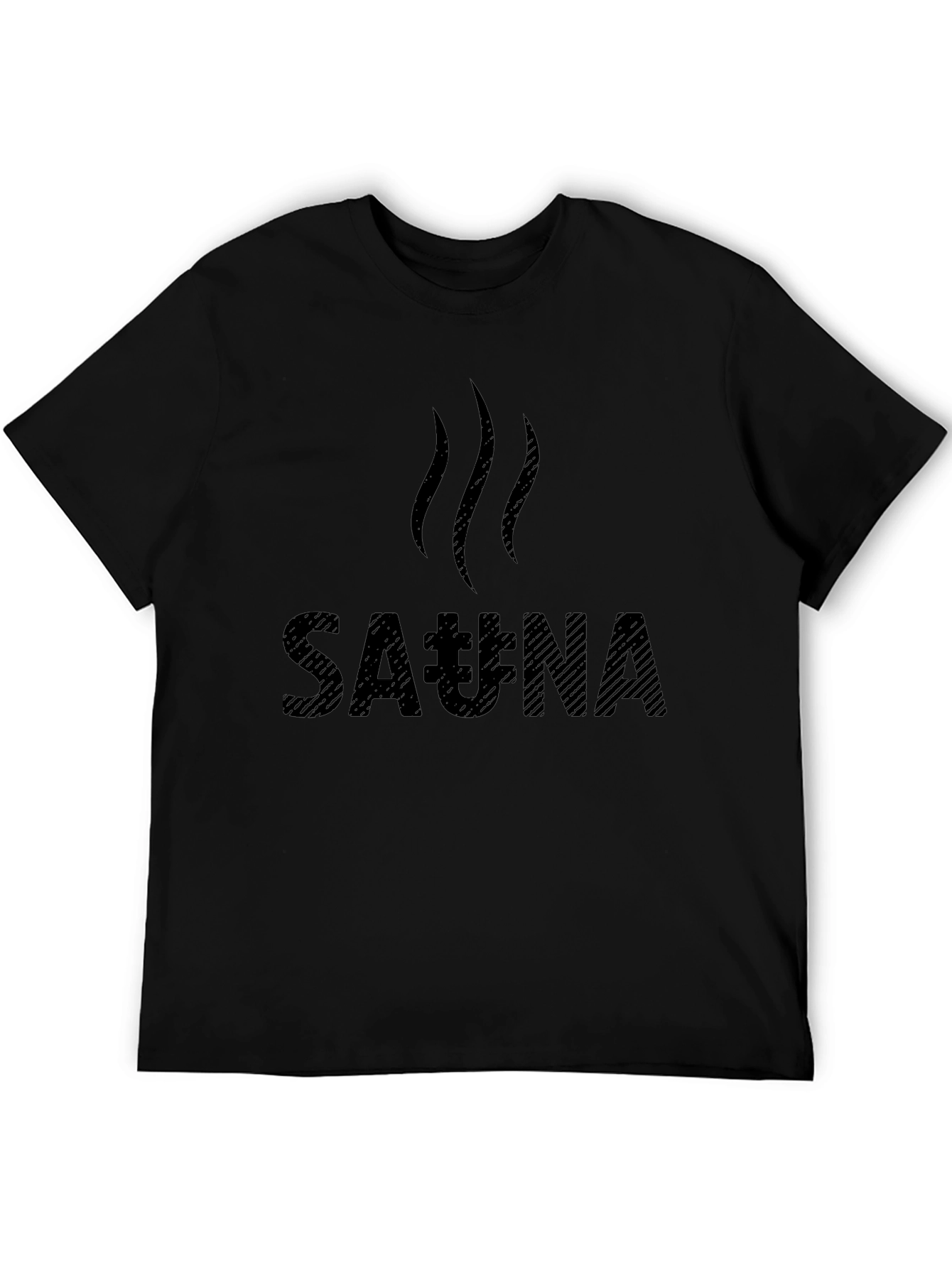 Sauna T-Shirt - Black Graphic Tee
