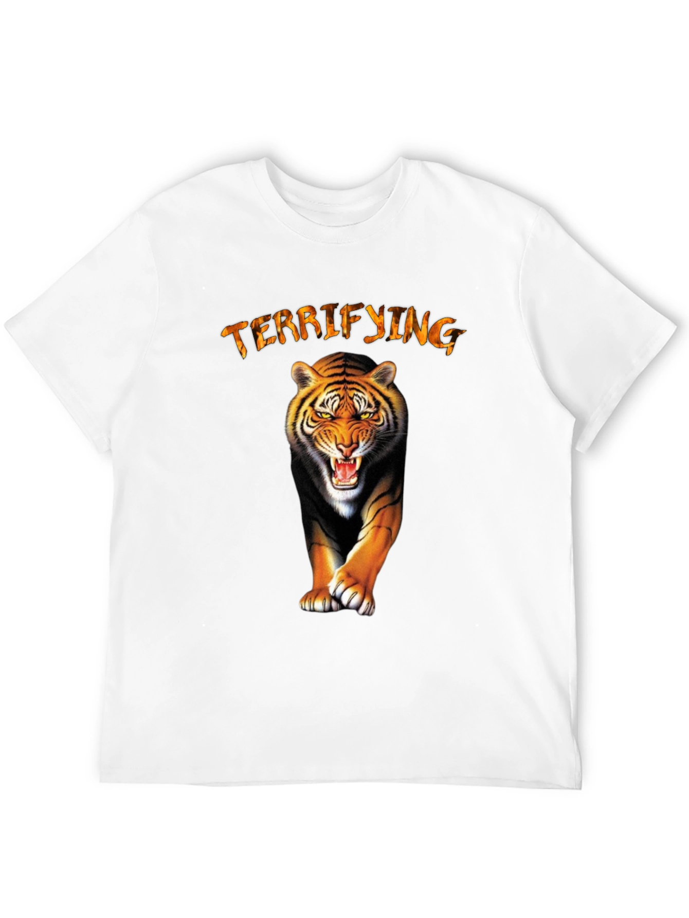 Terrifying Tiger Graphic Tee - Fierce Style