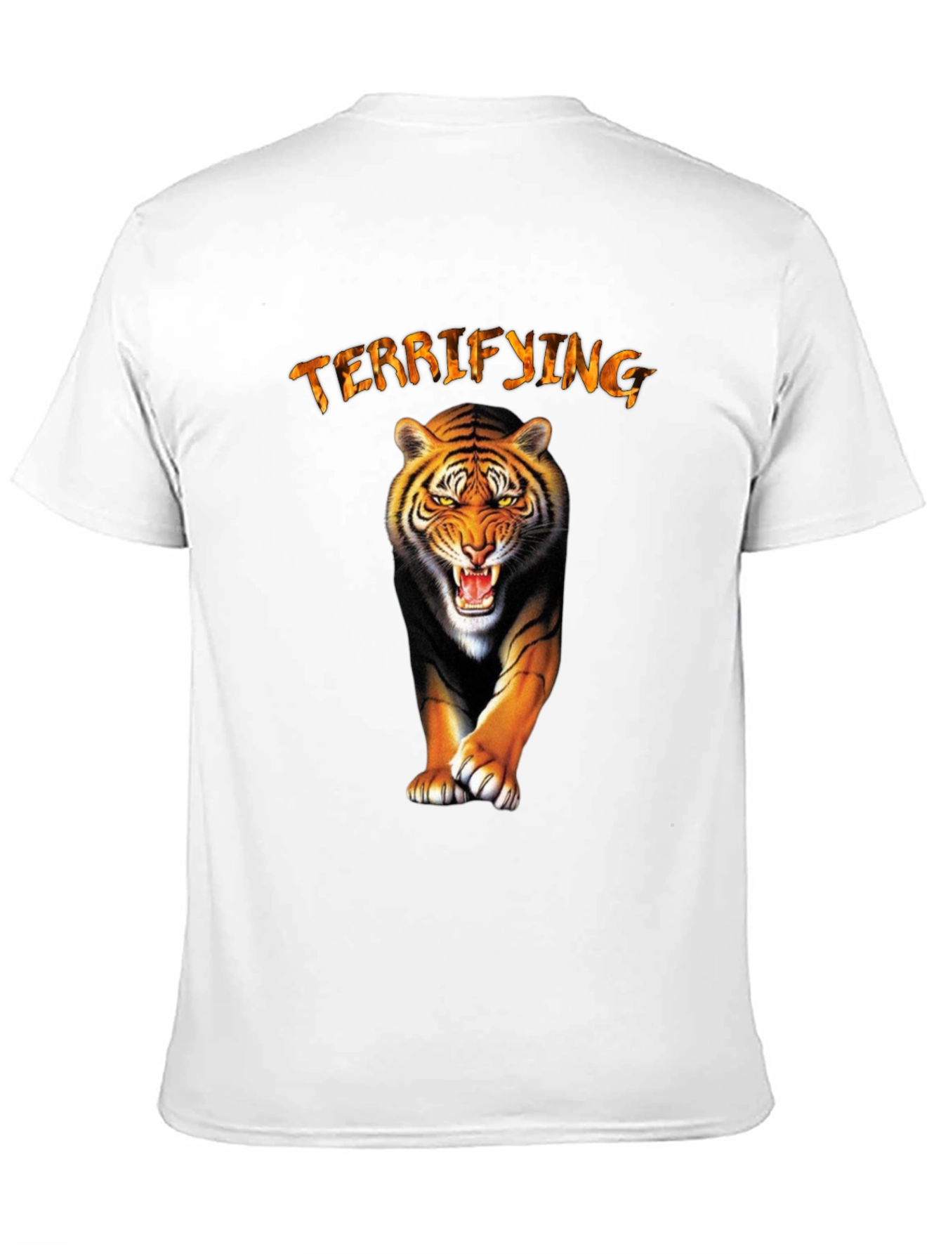 Terrifying Tiger Graphic Tee - Fierce Style