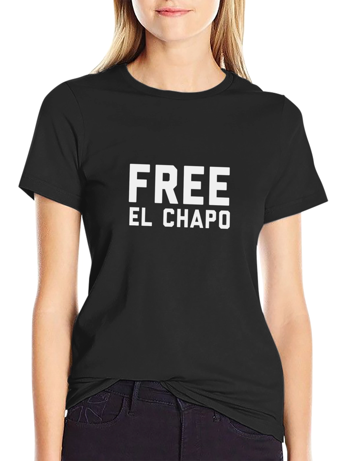 Free El Chapo Black T-Shirt