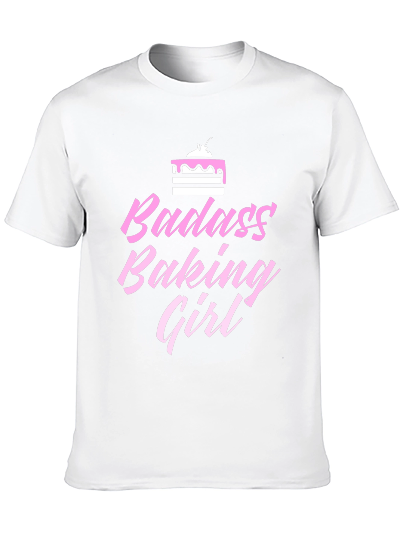 Badass Baking Girl T-Shirt - Trendy Tee