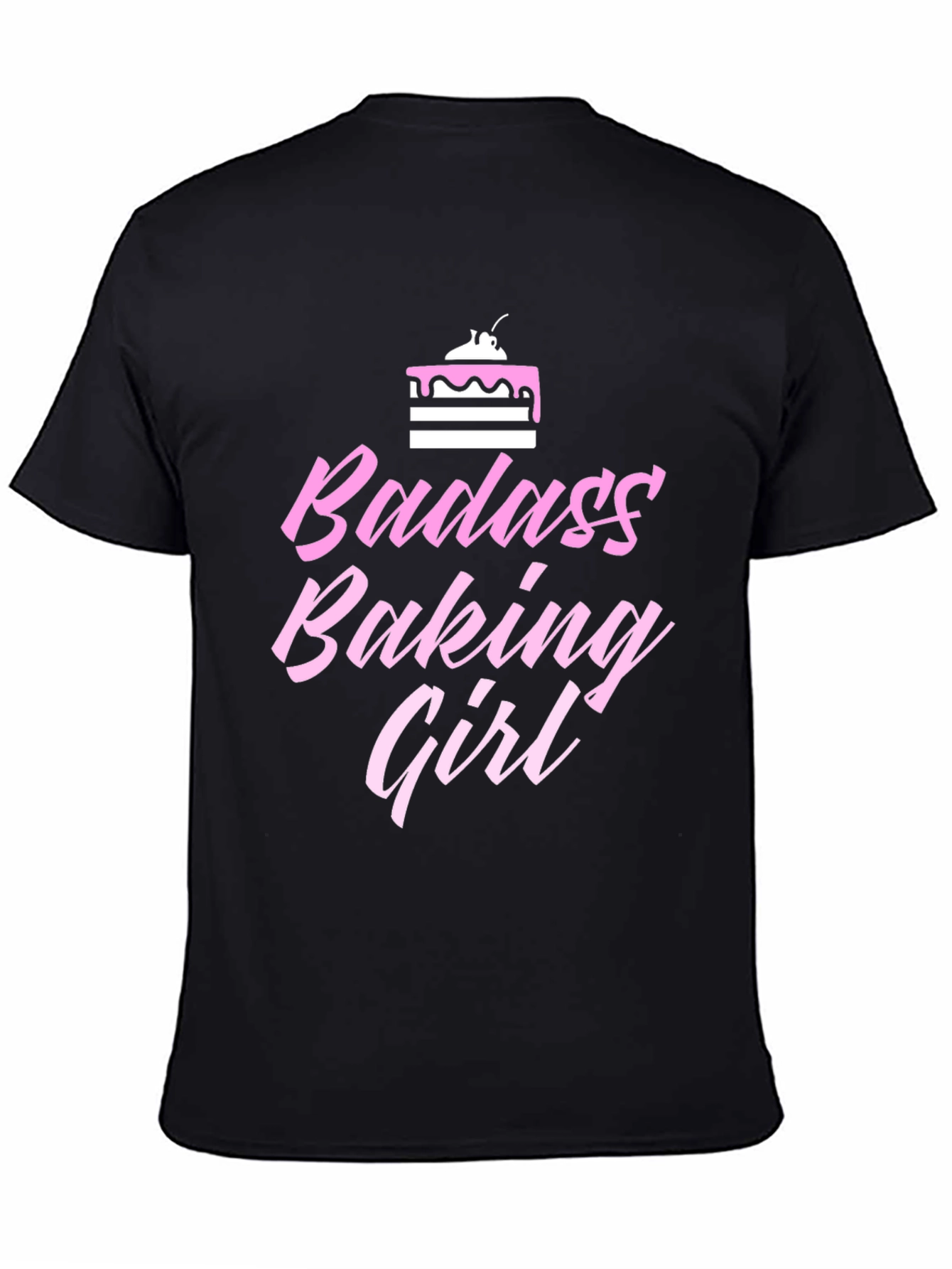 Badass Baking Girl T-Shirt - Trendy Tee