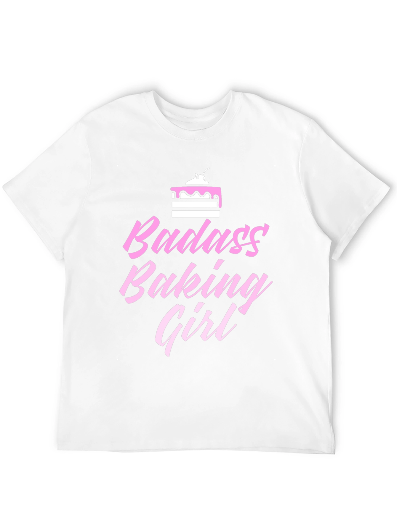 Badass Baking Girl T-Shirt - Trendy Tee