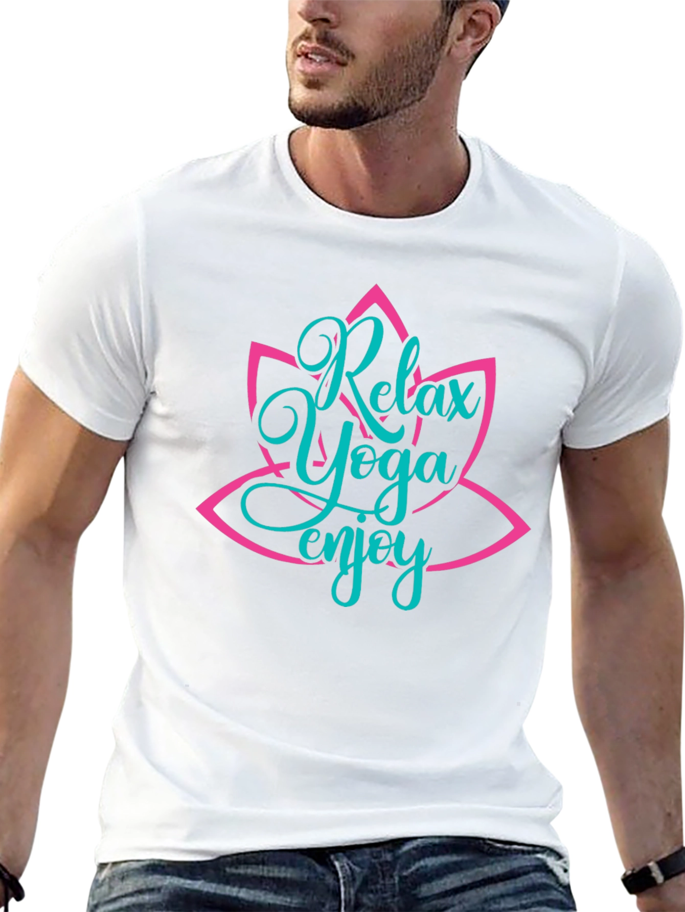 Relax Yoga Enjoy T-Shirt - Black