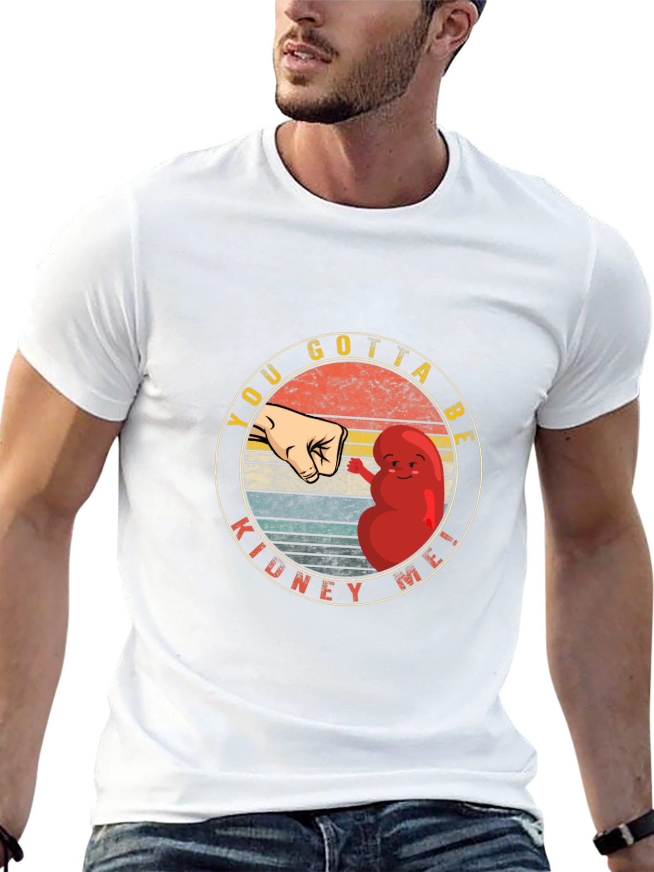 Kidney Me! Black Novelty Graphic Tee