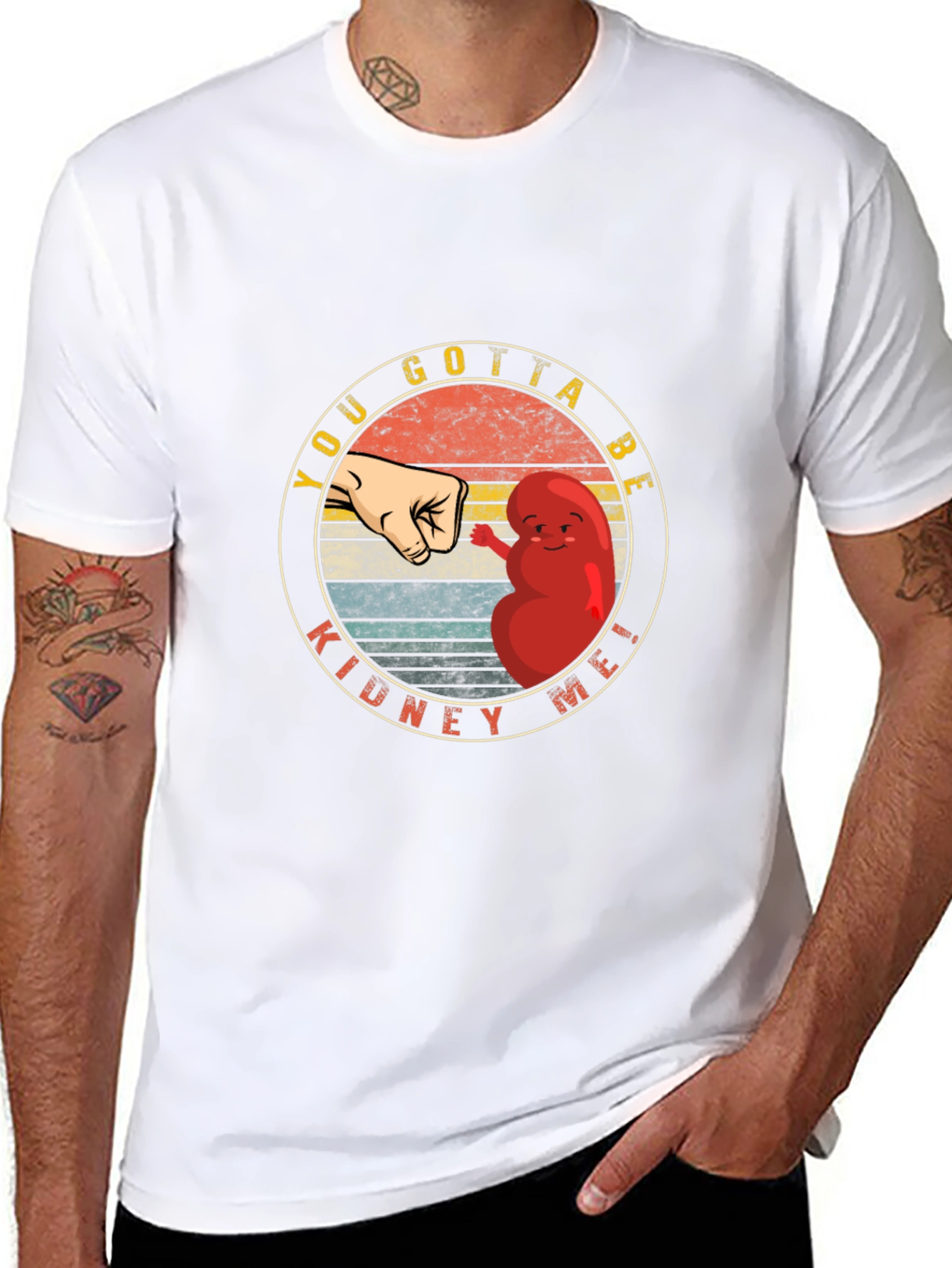 Kidney Me! Black Novelty Graphic Tee
