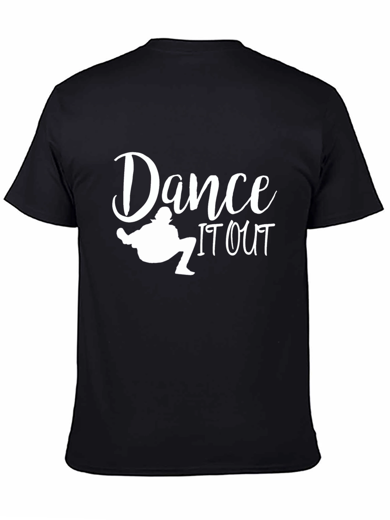 Dance It Out Graphic Tee - Black Cotton T-Shirt