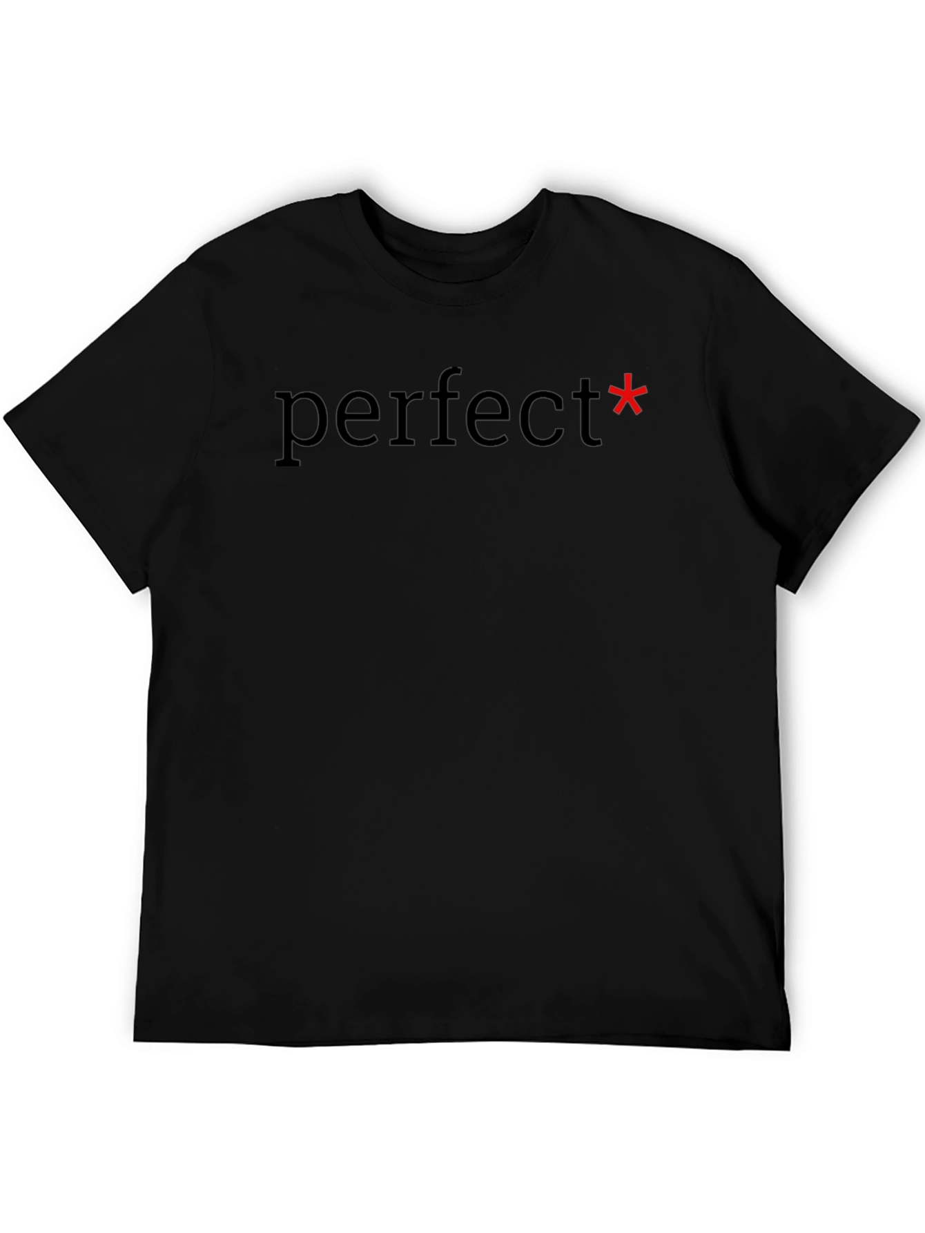 Perfect Graphic Tee - Soft Black Cotton